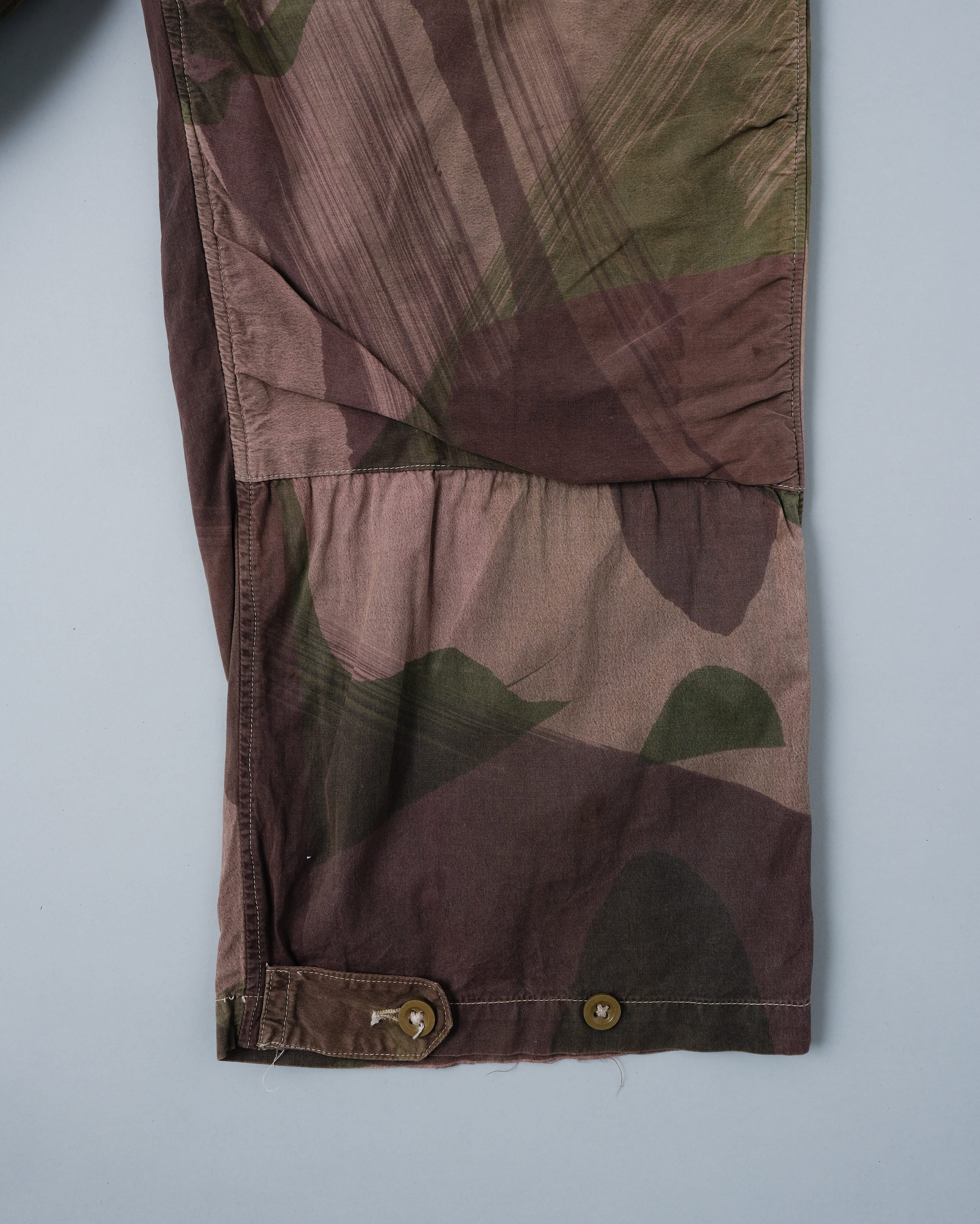 [~40's] WW II British Army Camouflage Windproof Trousers "SAS"