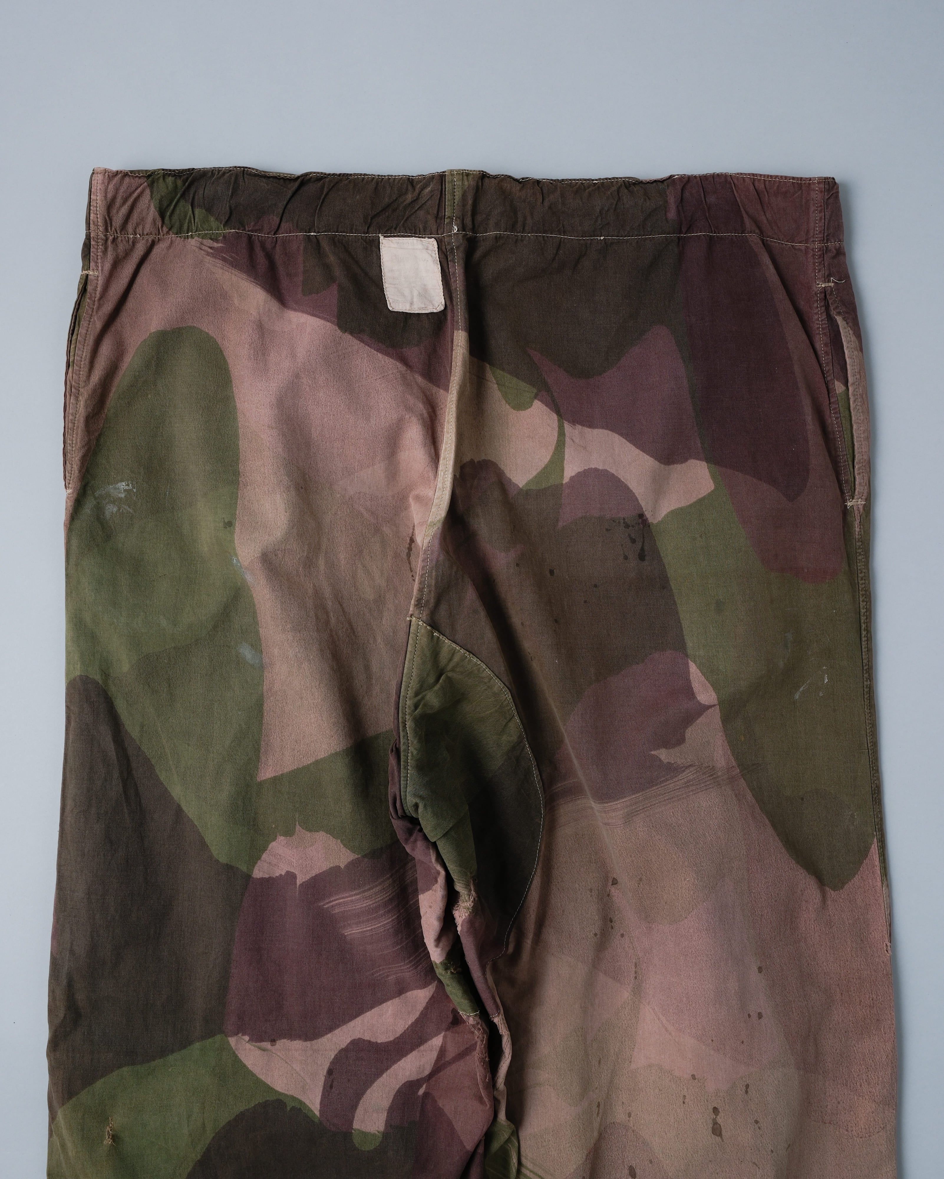 [~40's] WW II British Army Camouflage Windproof Trousers "SAS"