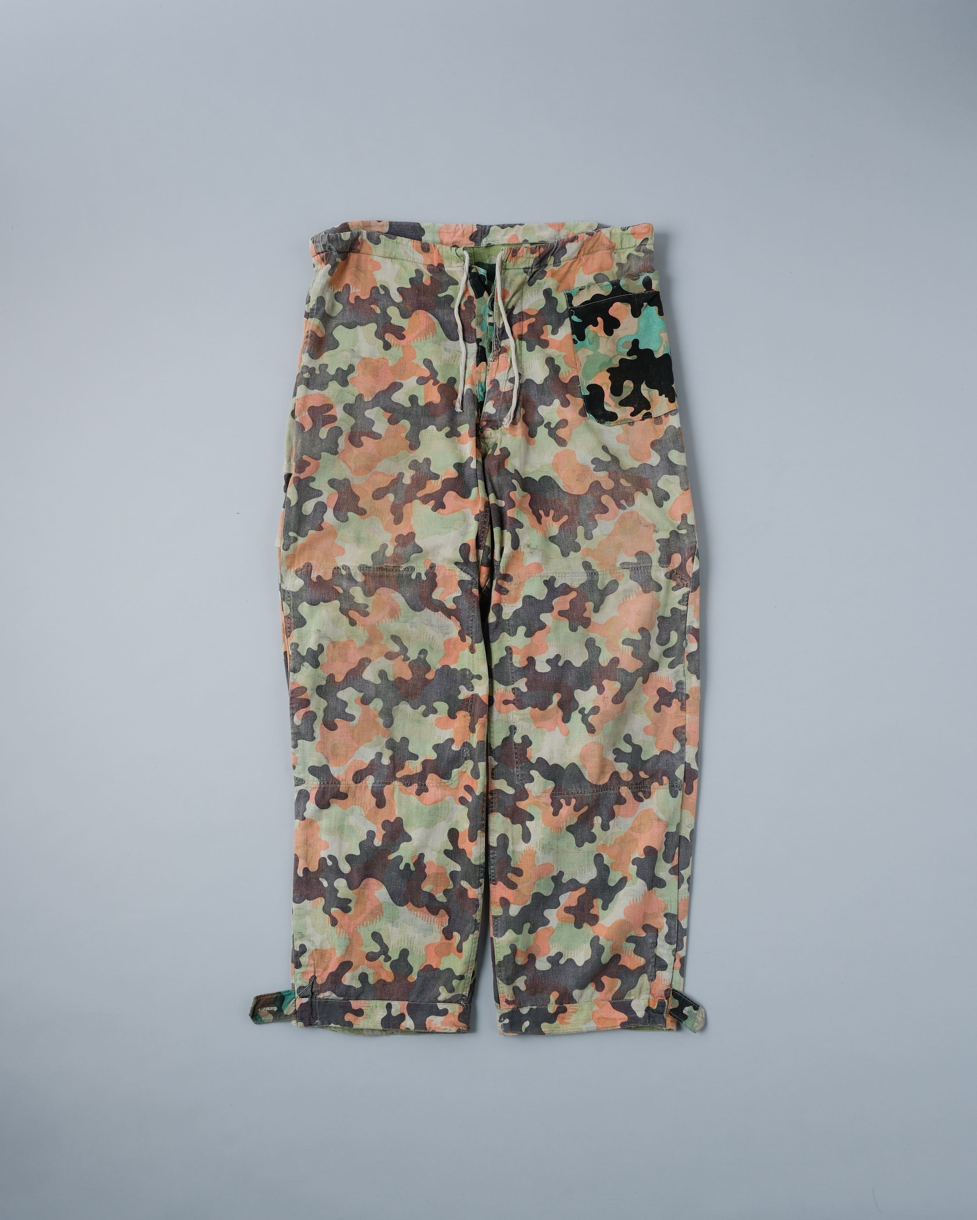 【~50's】Czechoslovakian Army Dubaky Camouflage Reversible Trousers "Modified"