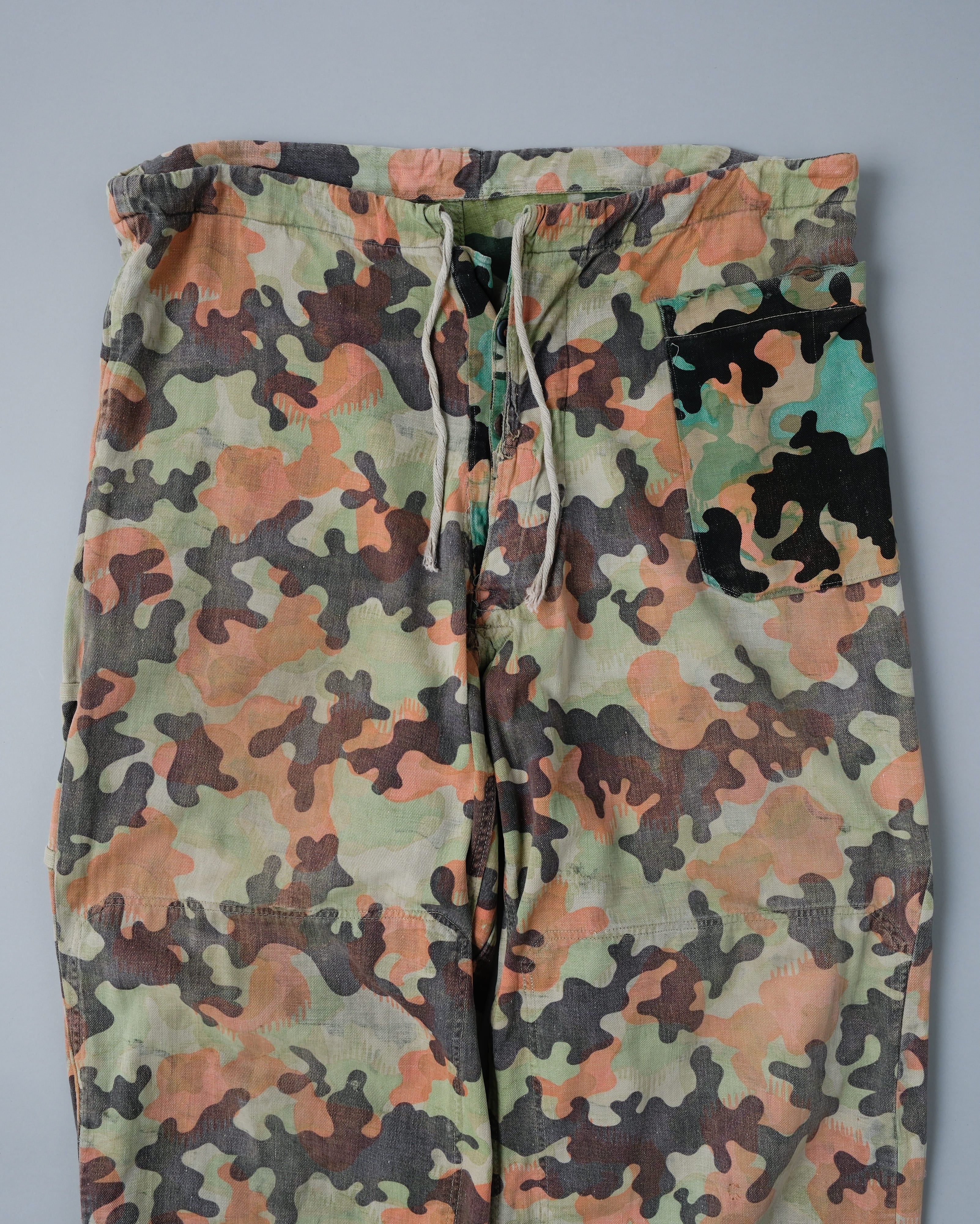 [~50's] Czechoslovakian Army Dubaky Camouflage Reversible Trousers "Modified"