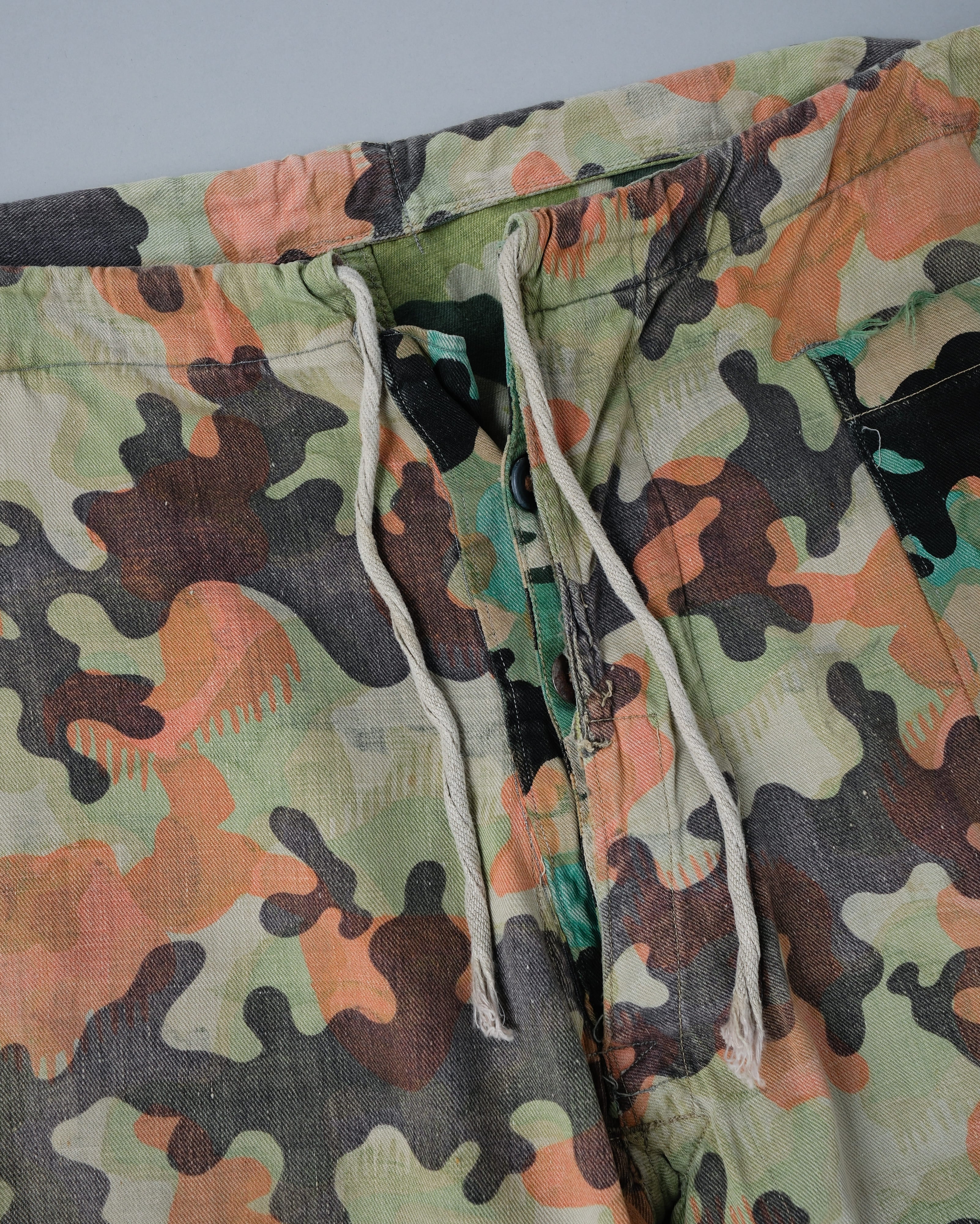 【~50's】Czechoslovakian Army Dubaky Camouflage Reversible Trousers "Modified"