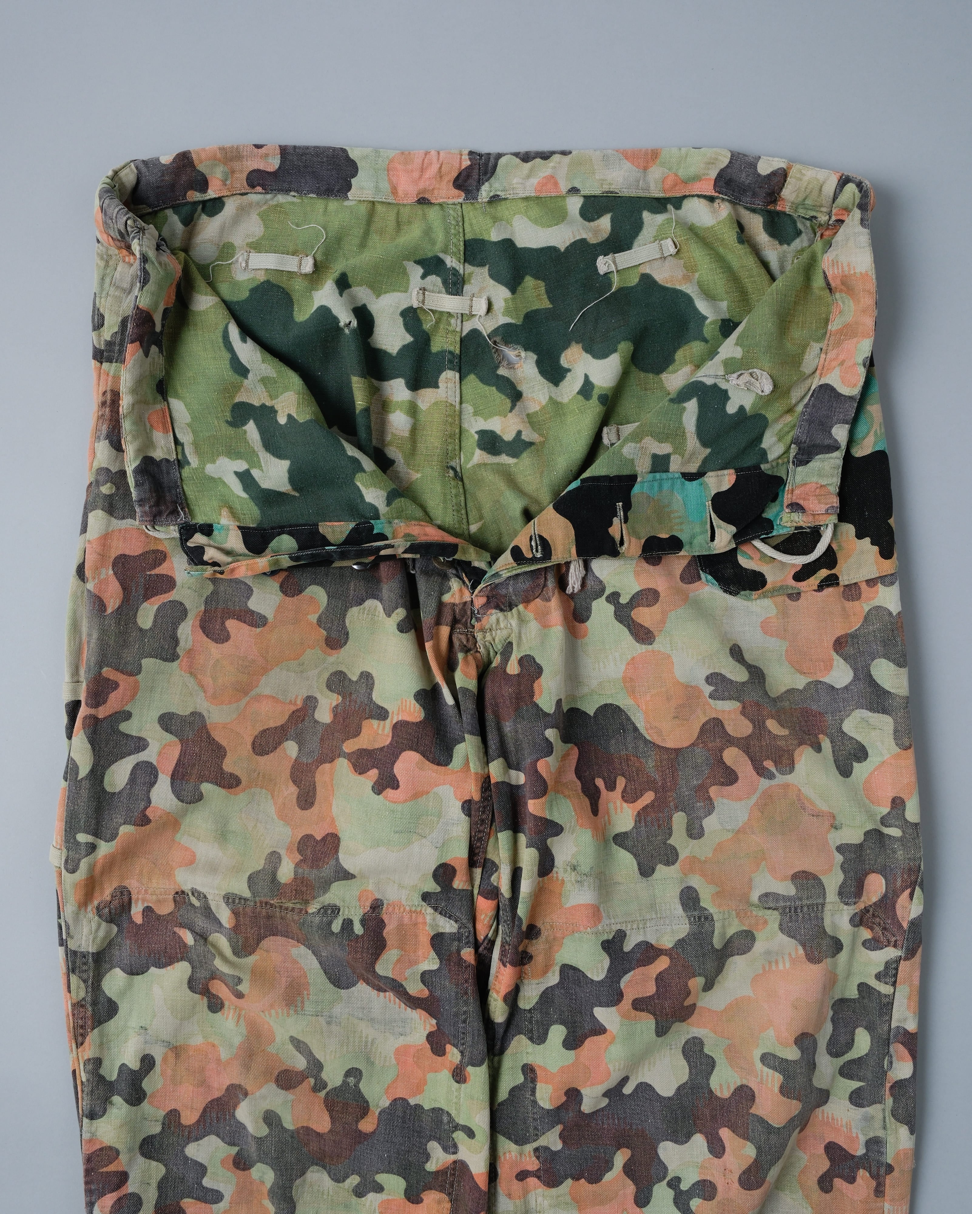 [~50's] Czechoslovakian Army Dubaky Camouflage Reversible Trousers "Modified"