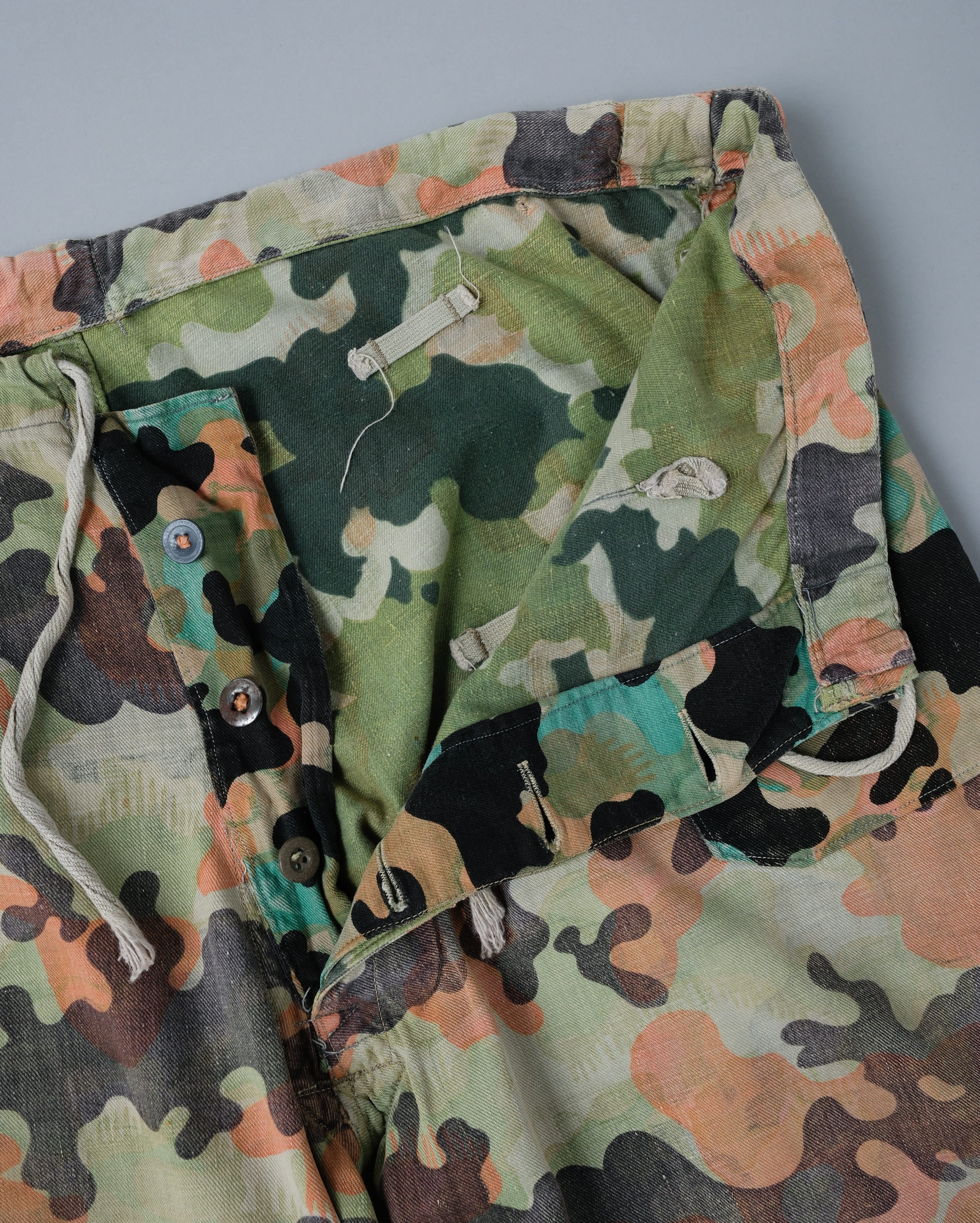 【~50's】Czechoslovakian Army Dubaky Camouflage Reversible Trousers "Modified"