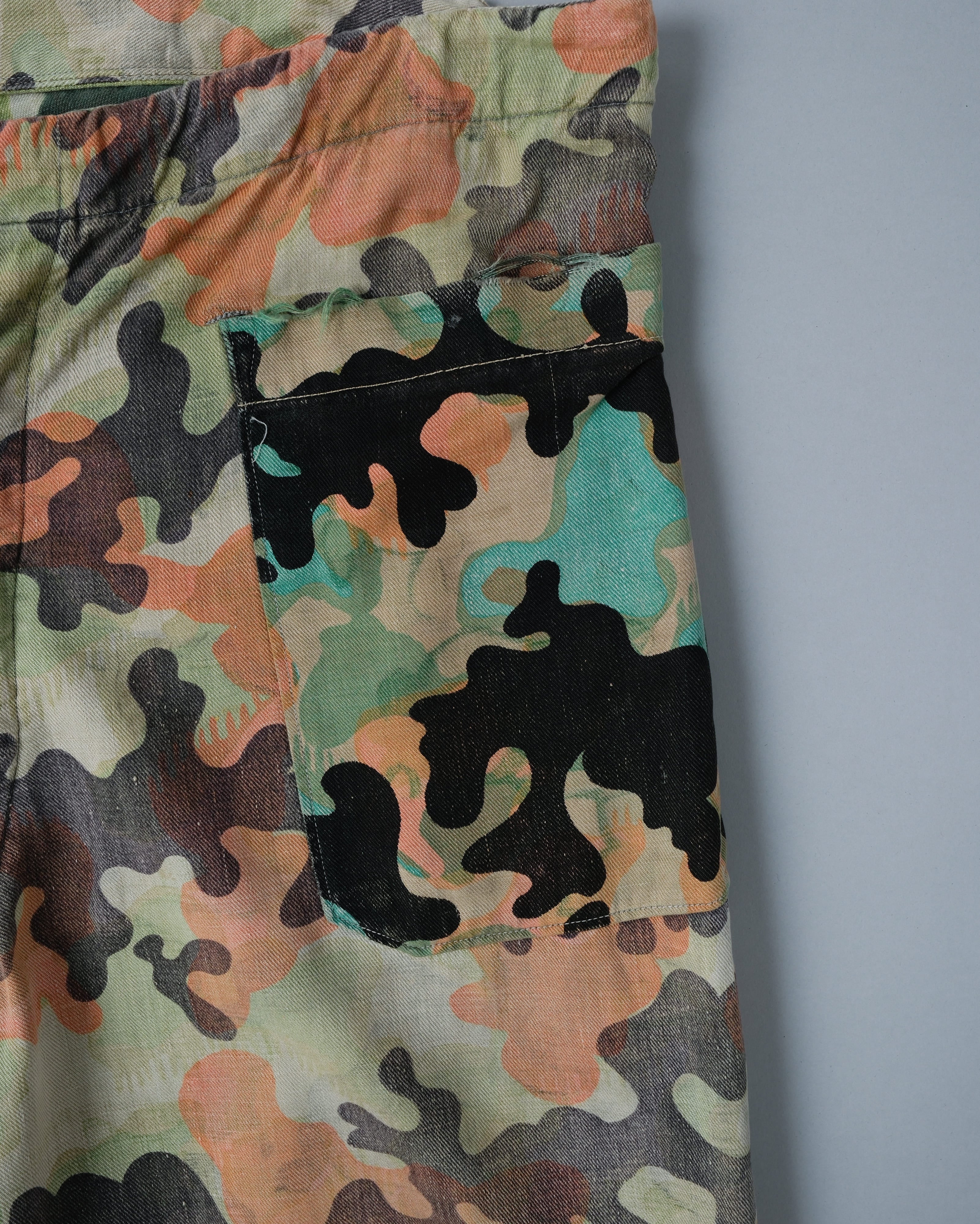 [~50's] Czechoslovakian Army Dubaky Camouflage Reversible Trousers "Modified"