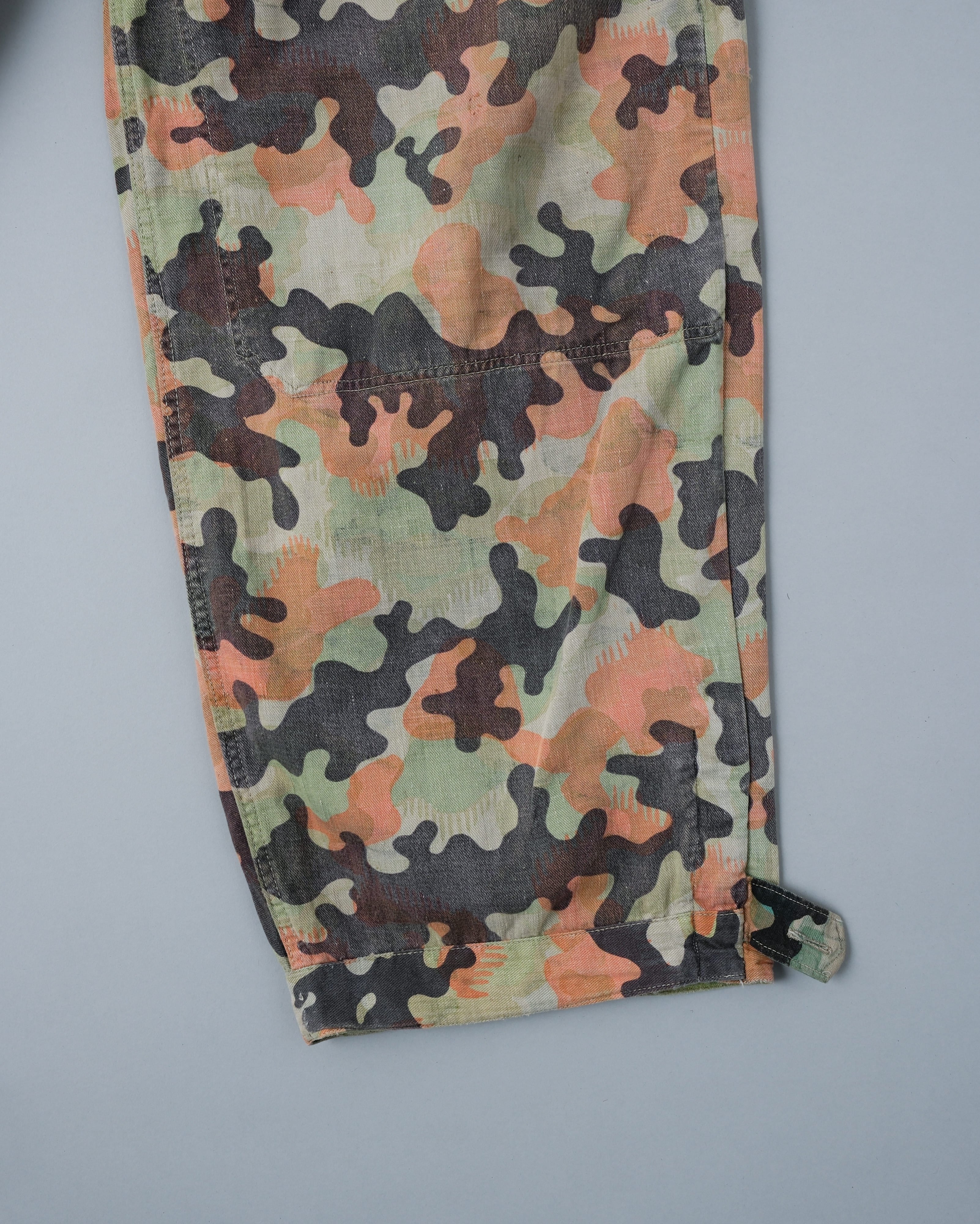 [~50's] Czechoslovakian Army Dubaky Camouflage Reversible Trousers "Modified"