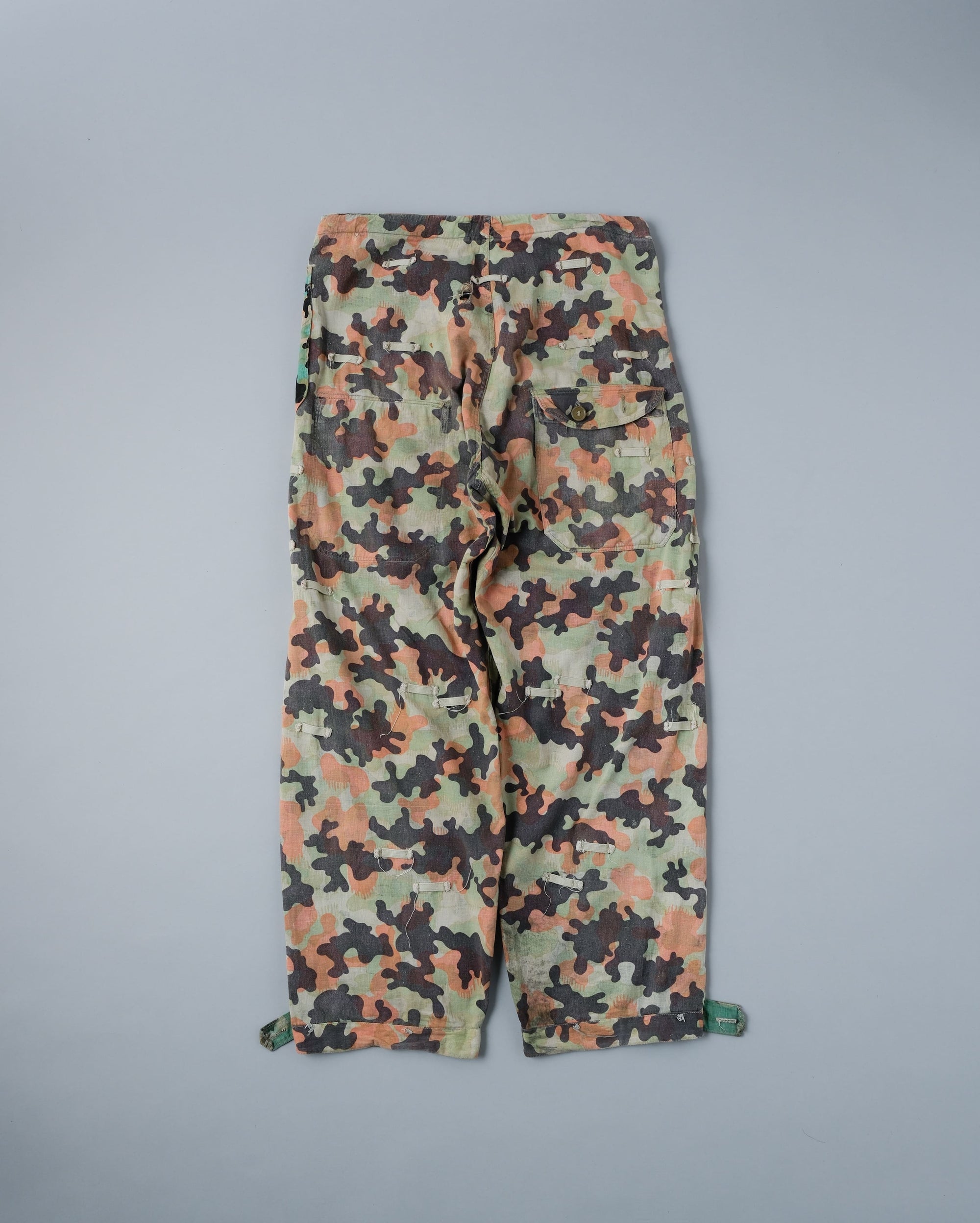 ［~50's］Czechoslovakian Army Dubaky Camouflage Reversible Trousers "Modified"