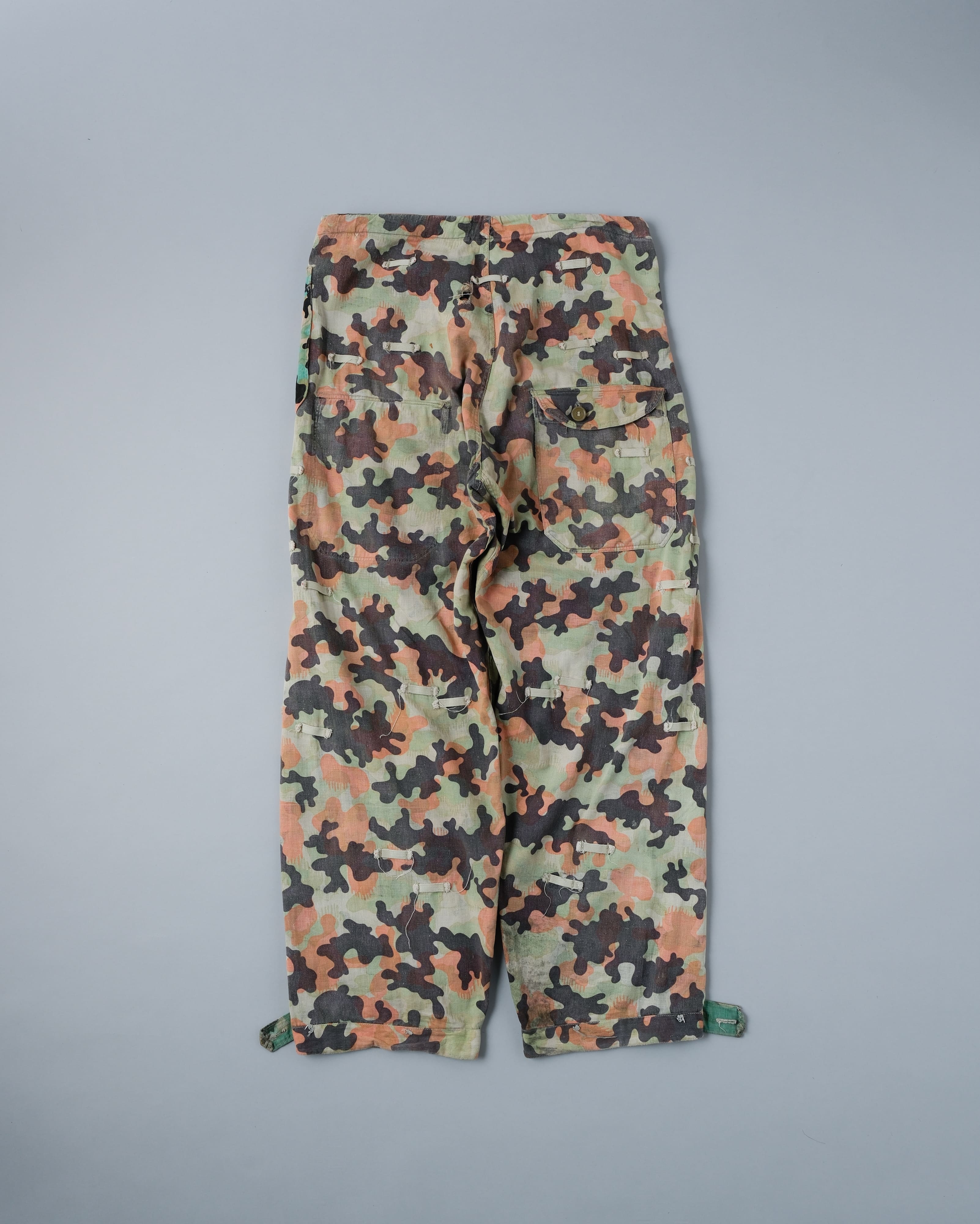 【~50's】Czechoslovakian Army Dubaky Camouflage Reversible Trousers "Modified"