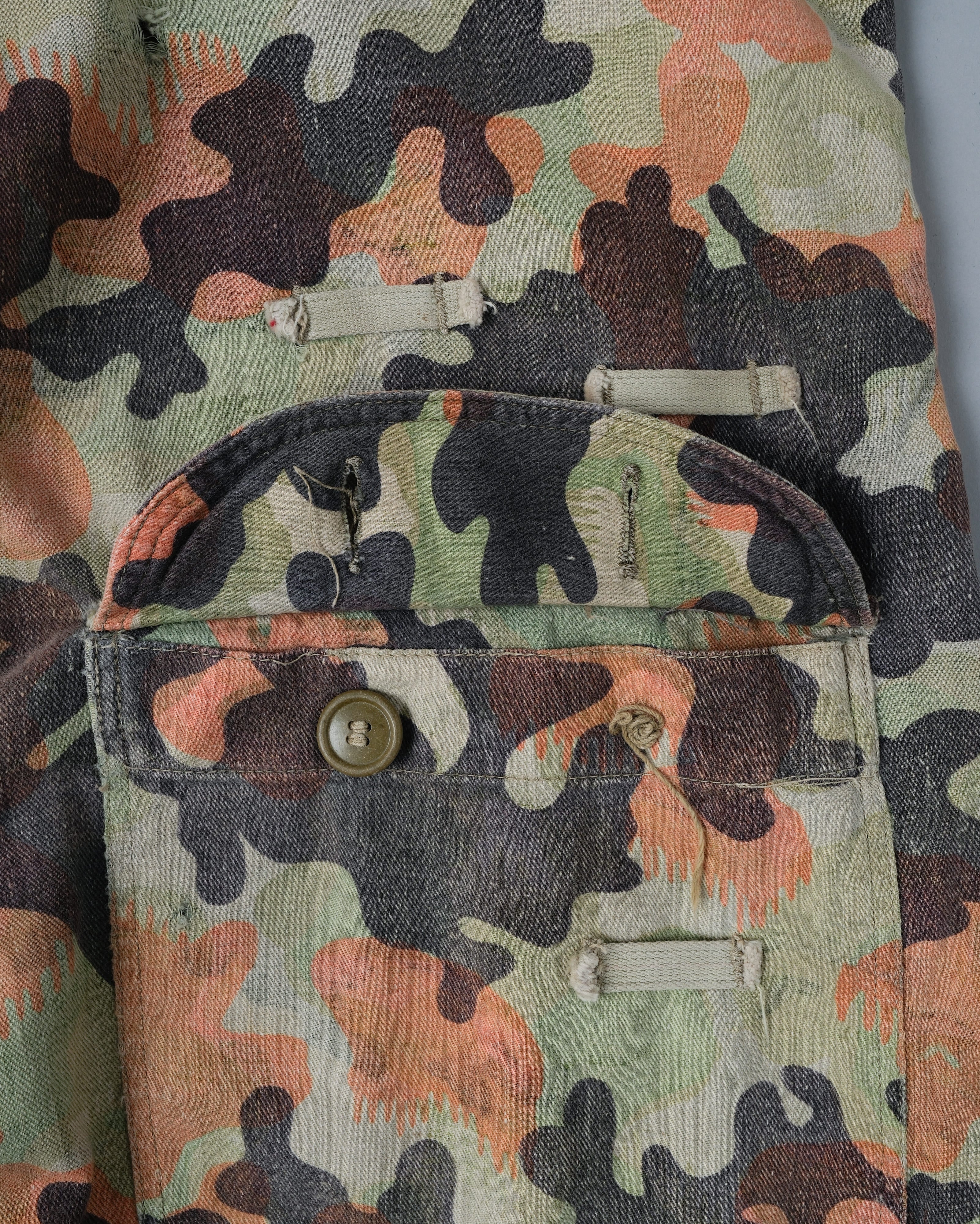 [~50's] Czechoslovakian Army Dubaky Camouflage Reversible Trousers "Modified"