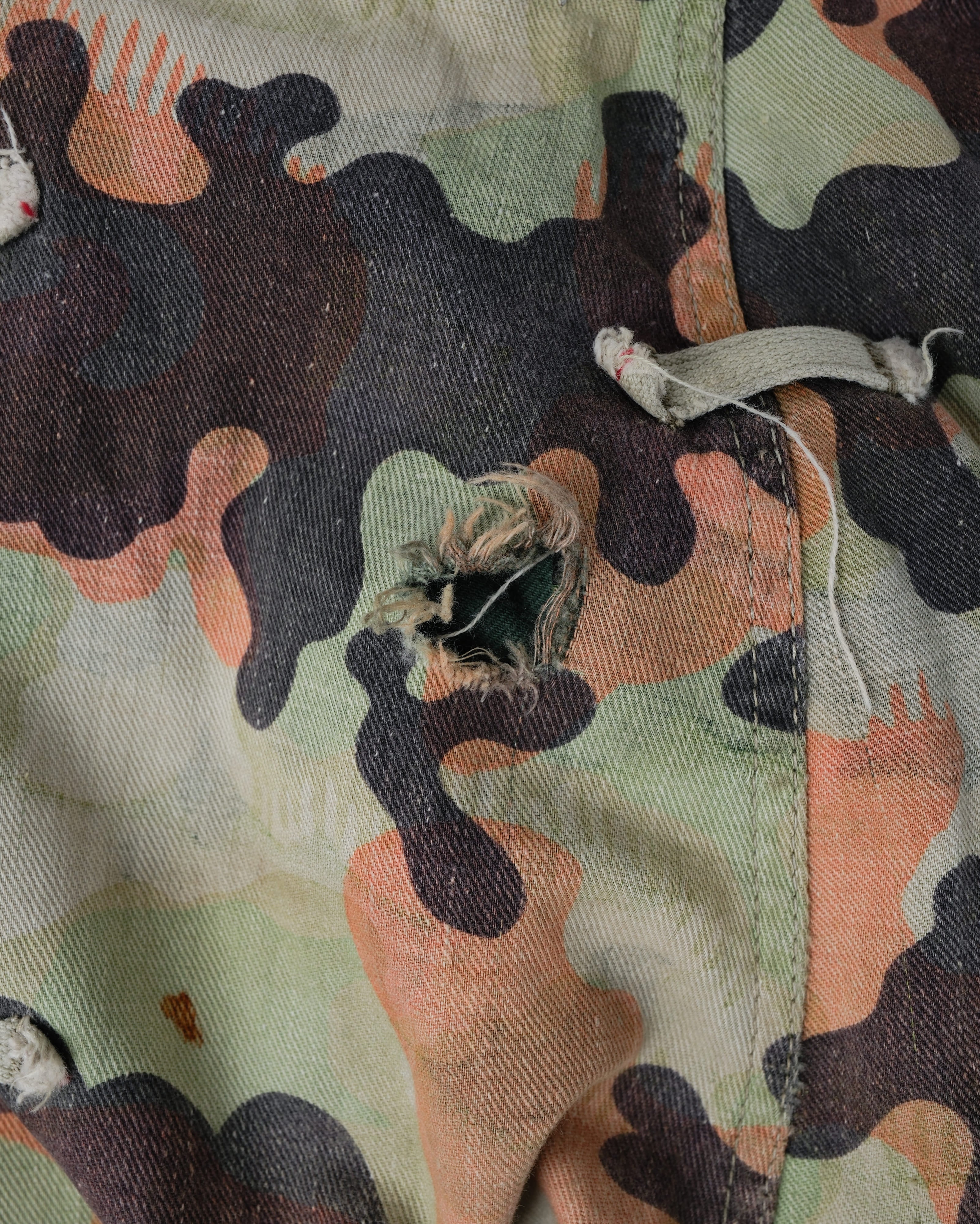 [~50's] Czechoslovakian Army Dubaky Camouflage Reversible Trousers "Modified"