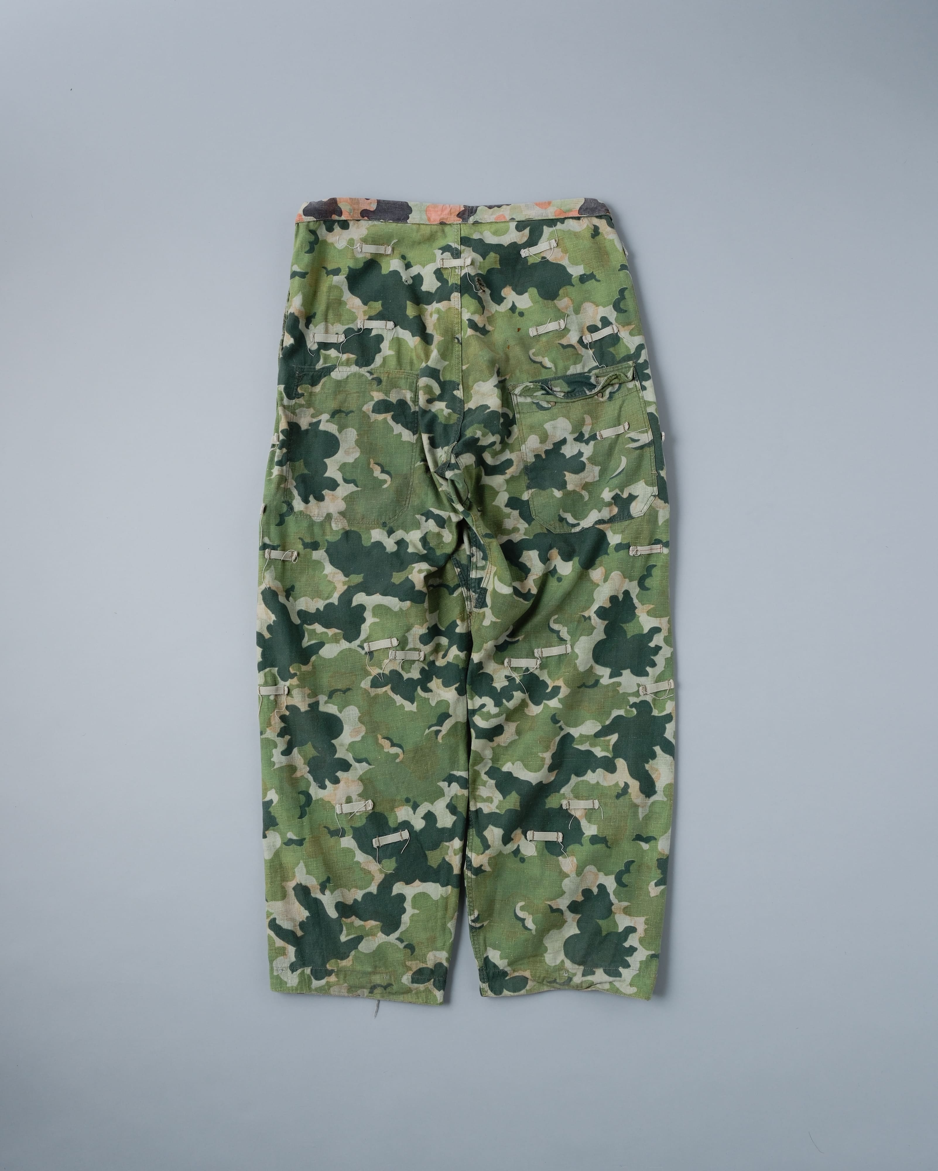 [~50's] Czechoslovakian Army Dubaky Camouflage Reversible Trousers "Modified"