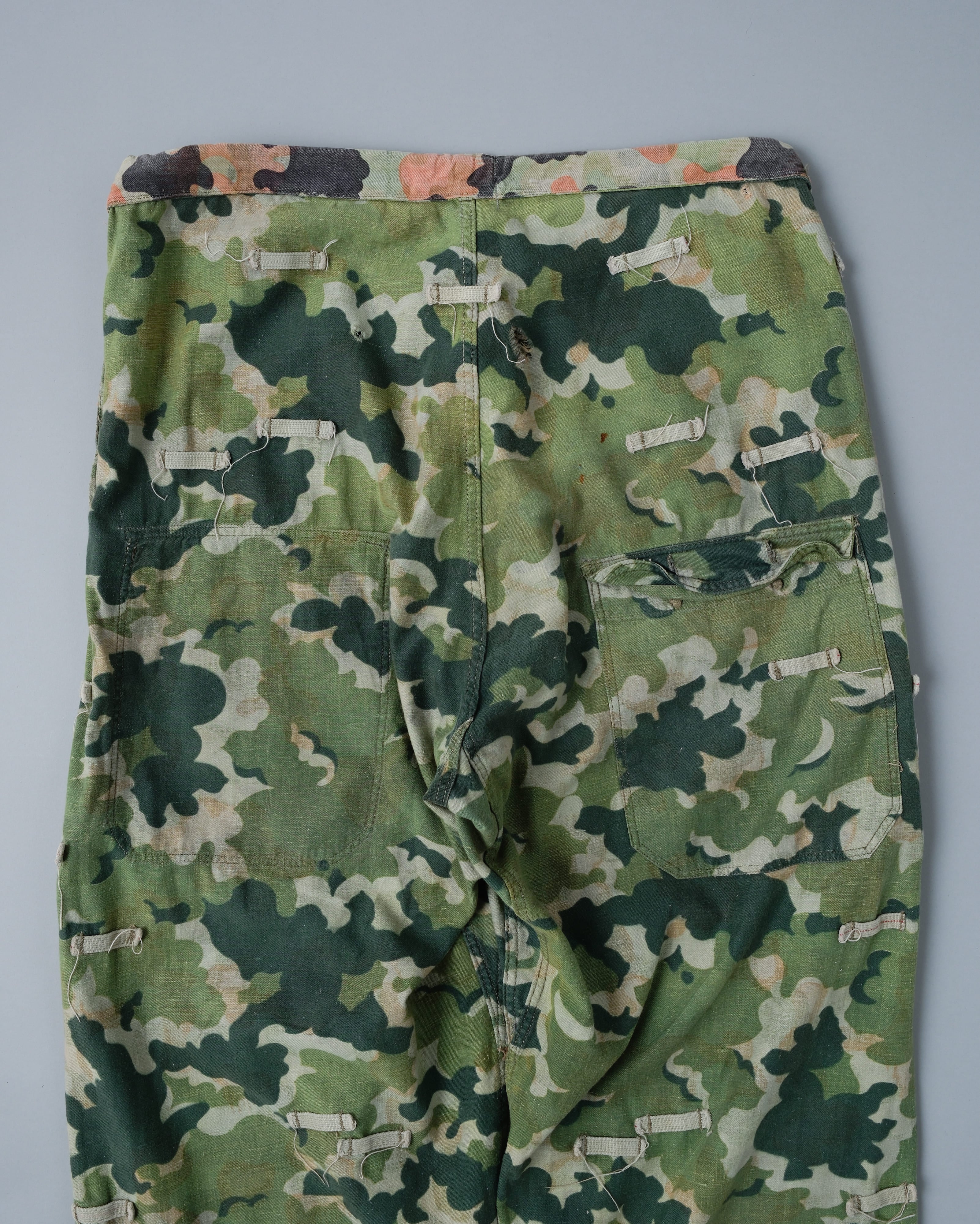 [~50's] Czechoslovakian Army Dubaky Camouflage Reversible Trousers "Modified"