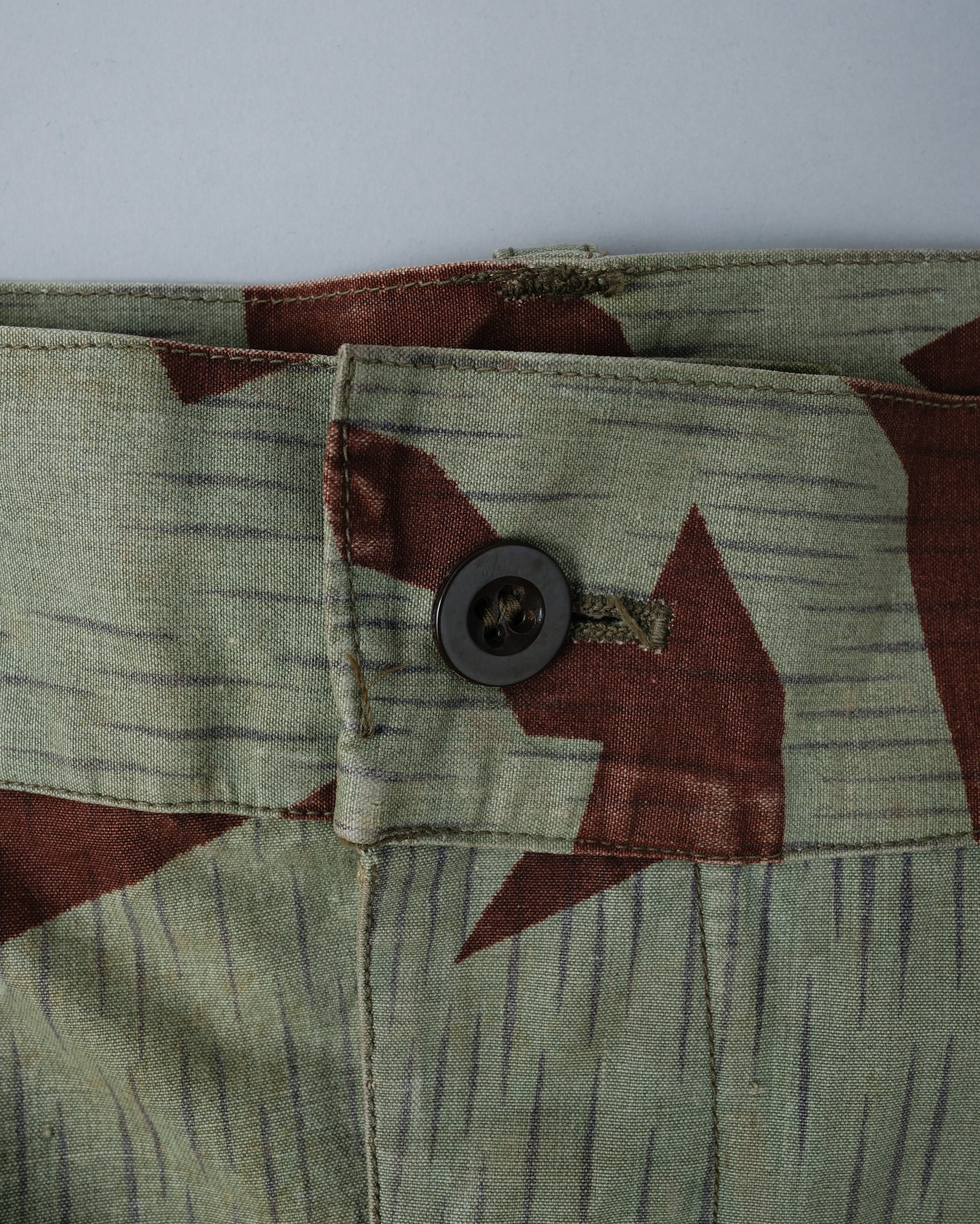 [~50's] German Army Splinter Camouflage Paratrooper Trousers Size.170-106 "Bundeswehr"