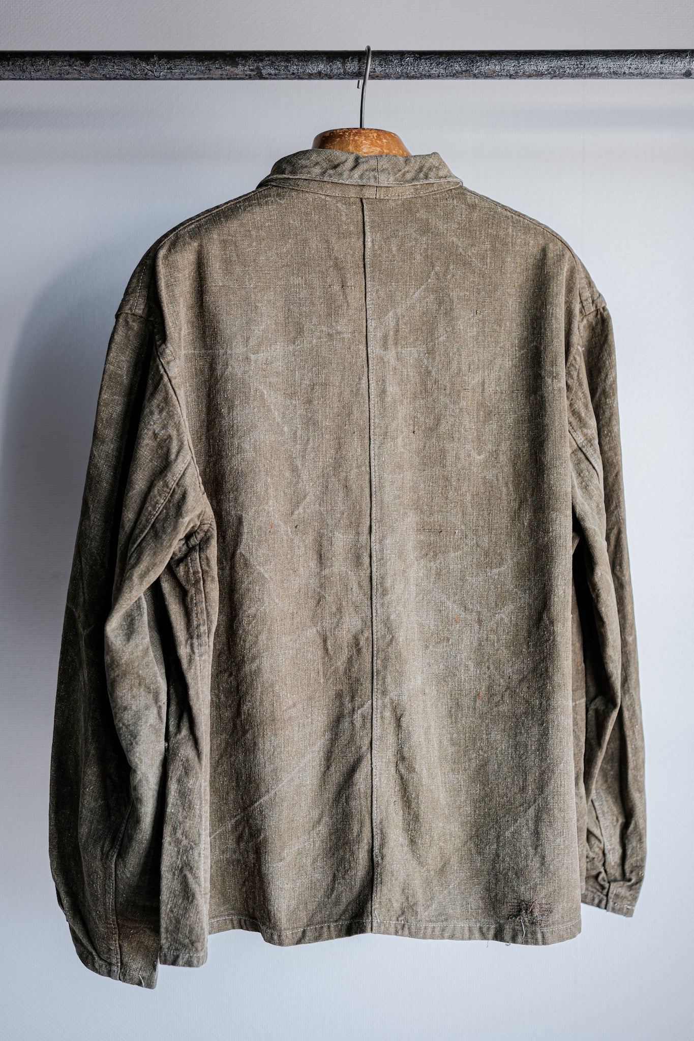 【~40's】WWⅡ German Army Linen Work Jacket "Wehrmacht"