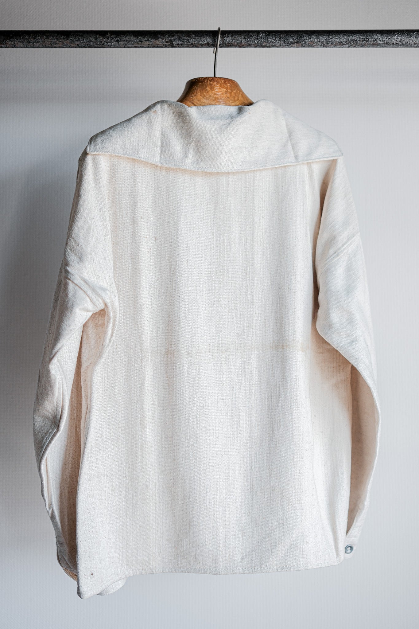 ［~40's］WWⅡ German Navy Drillich HBT Linen Sailor Smock Size.3 "Kriegsmarine" "Dead Stock"