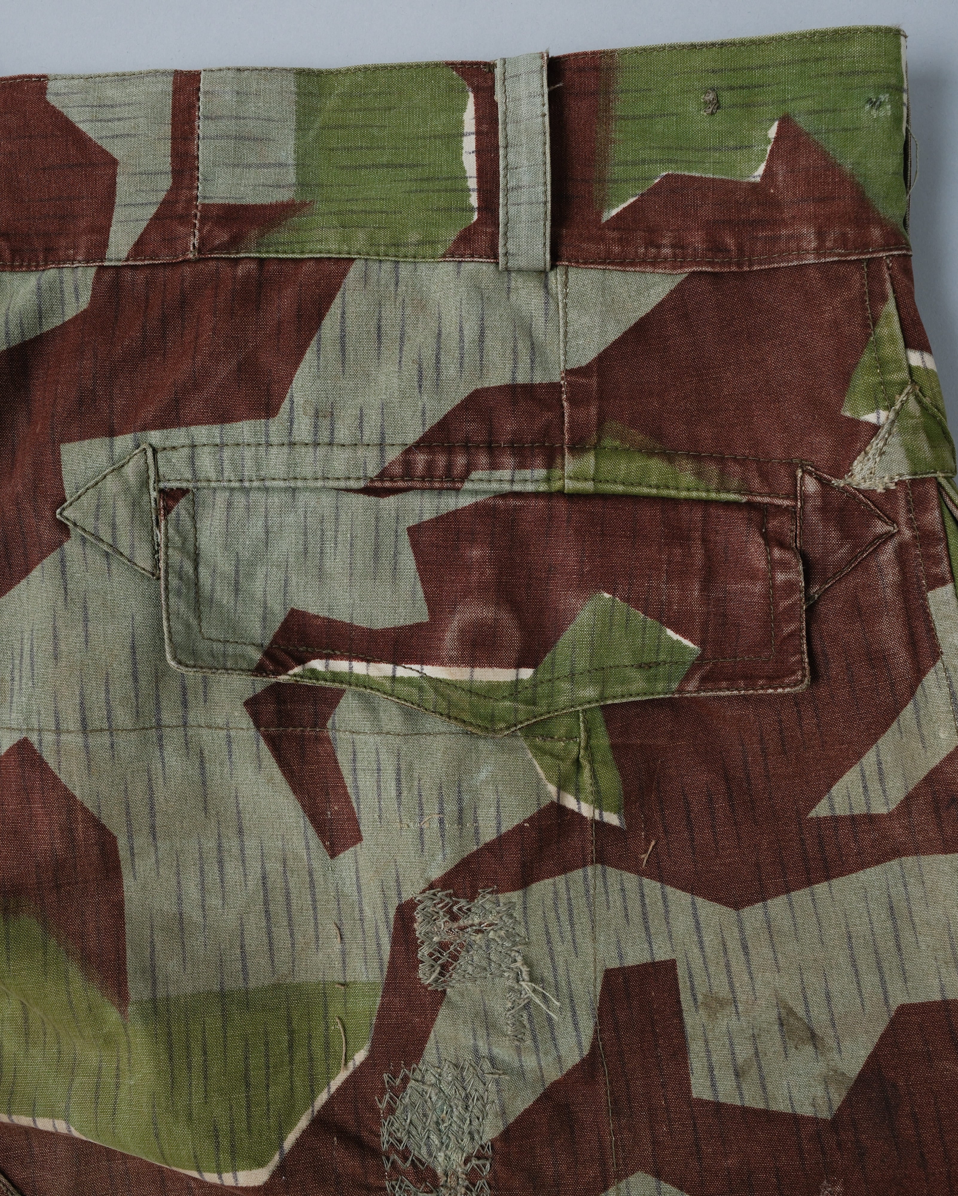 [~50's] German Army Splinter Camouflage Paratrooper Trousers Size.170-106 "Bundeswehr"