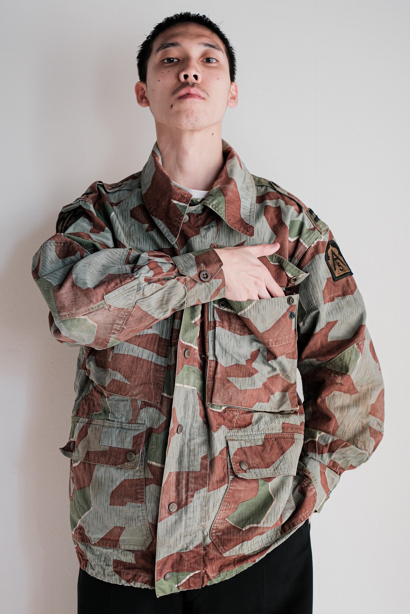 [~ 50's] German Army Splinter Camouflage PARATROOPER JACKET