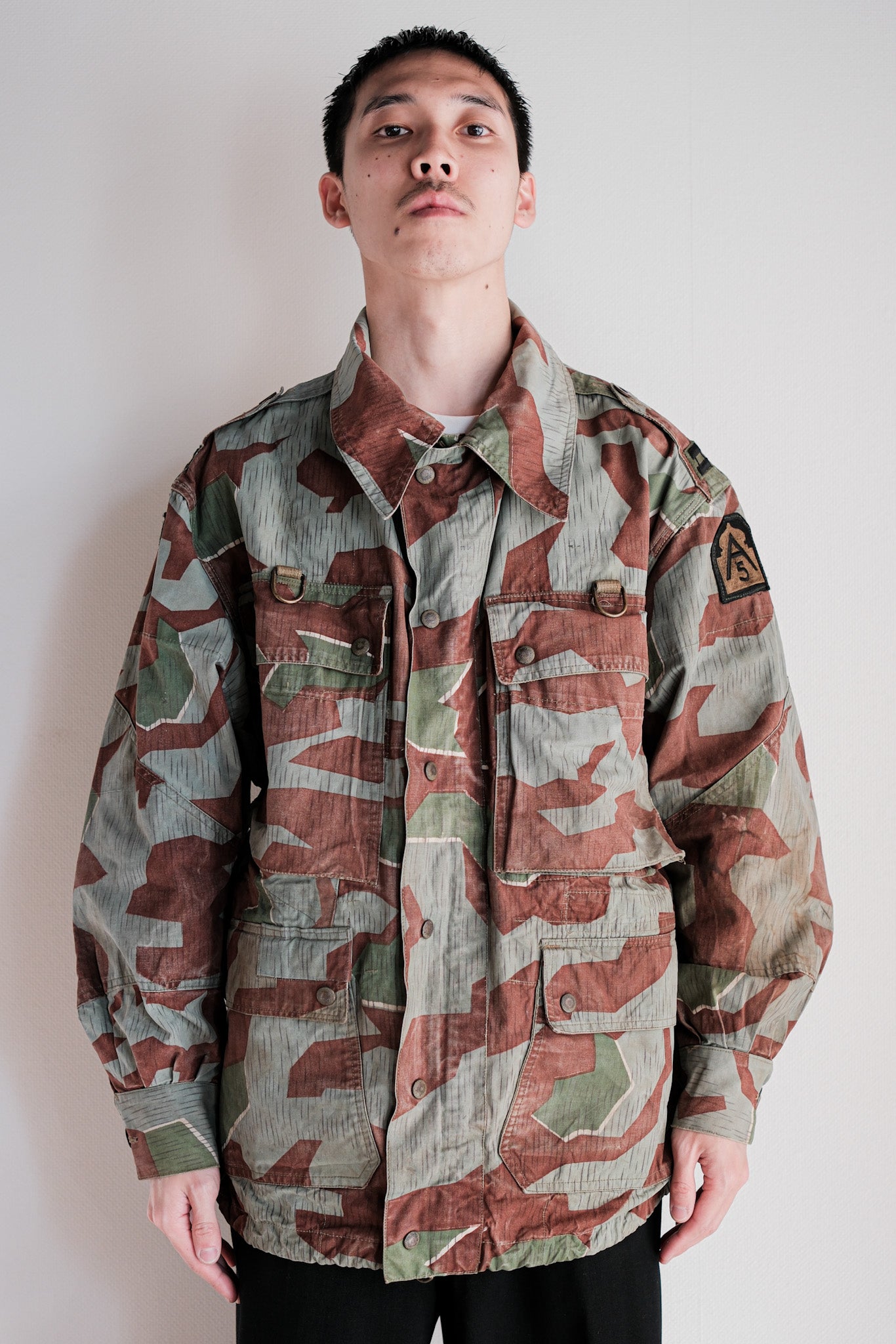 【~50's】German Army Splinter Camouflage Paratrooper Jacket