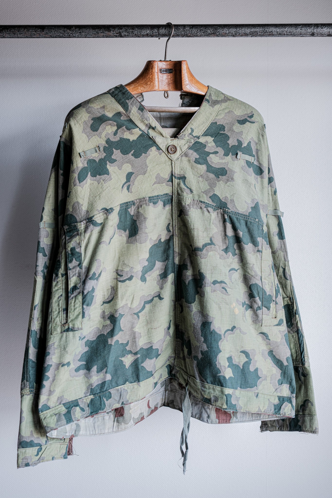 [~ 50's] Czechoslovakian Army Clouds Camouflage Reversible Smock