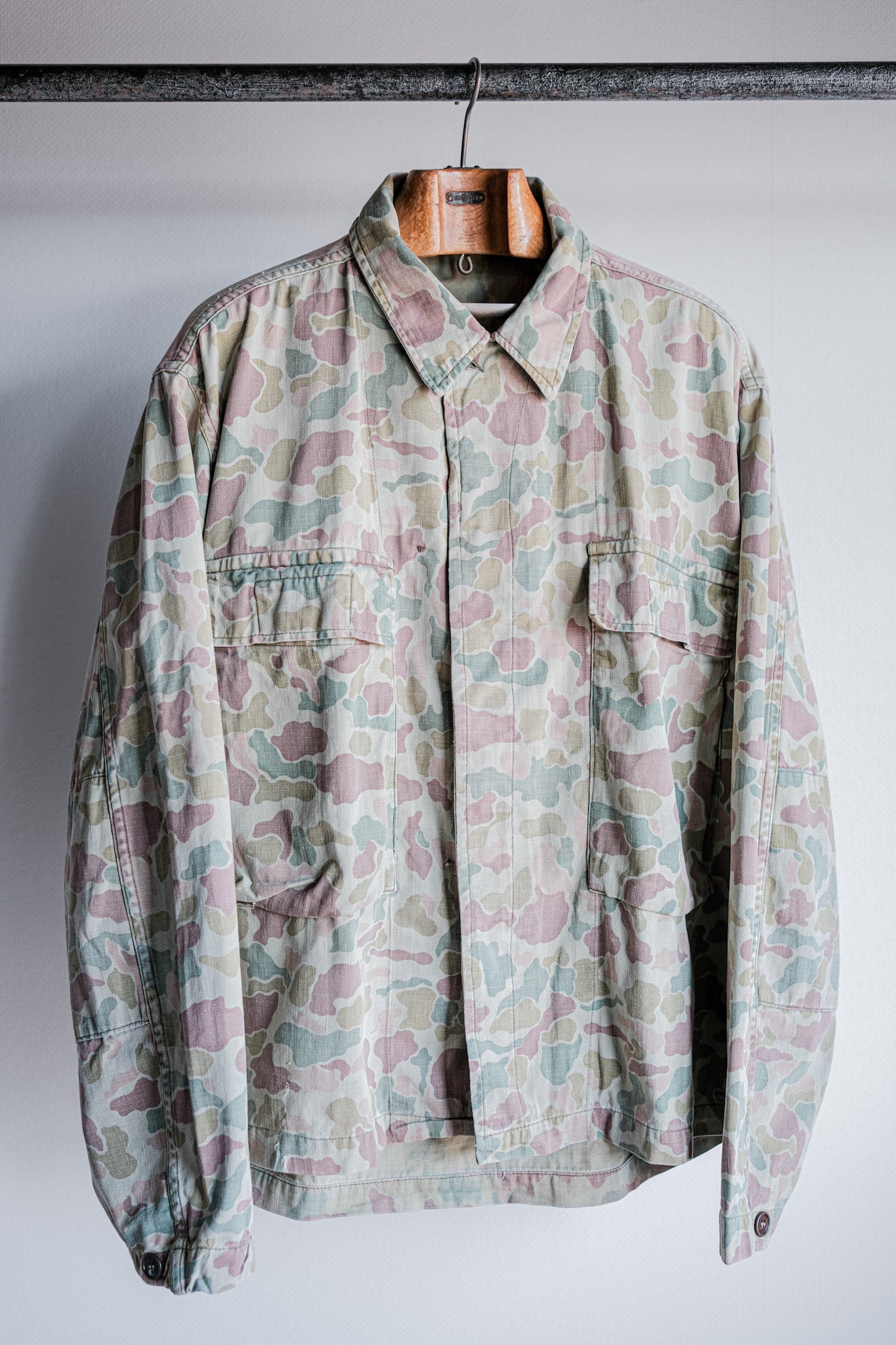 ［~50's］Dutch Army Frogskin Camouflage Field Jacket Size.50