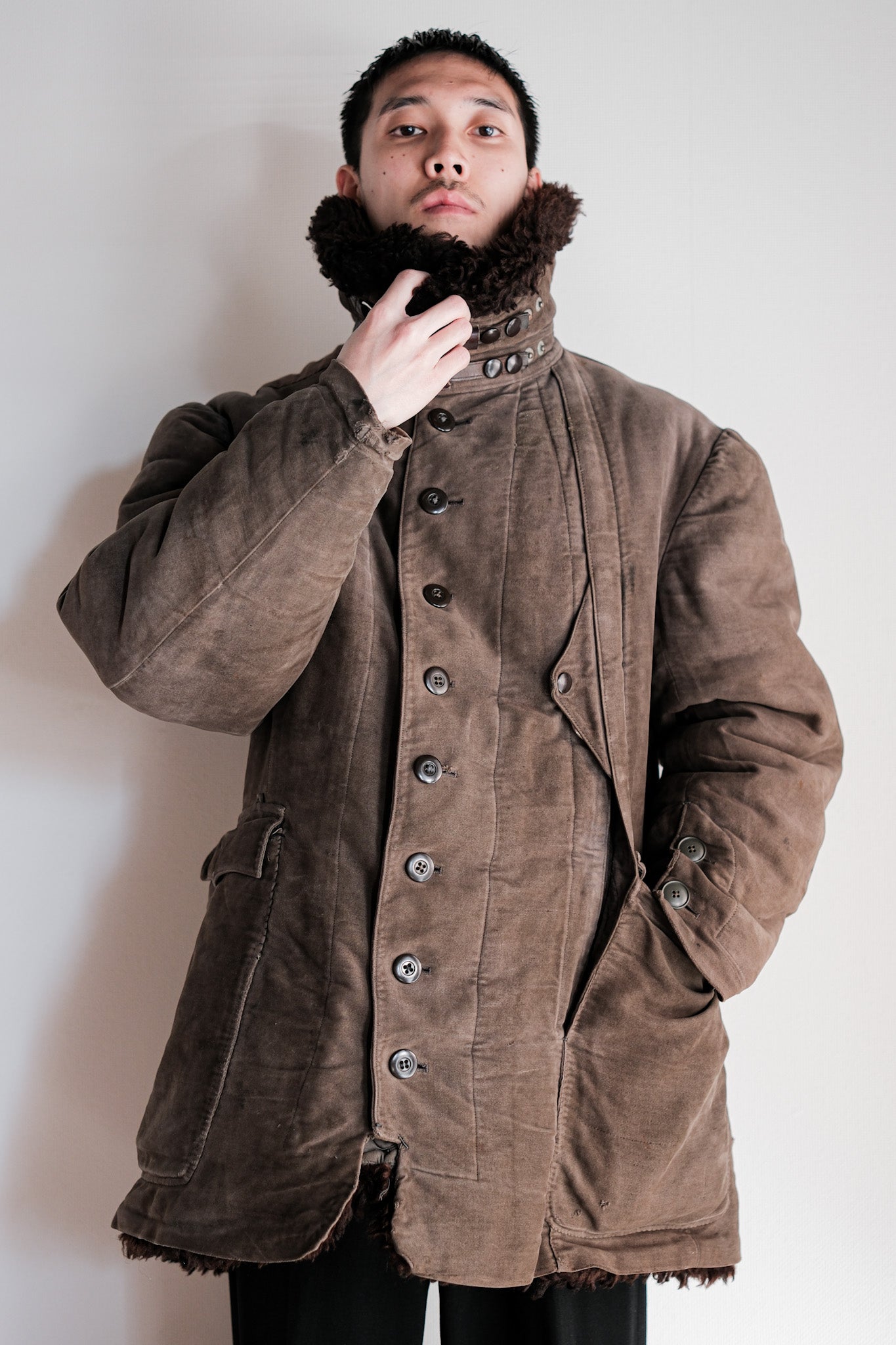 40's] WWⅡ German Air Force Winter Flight Jacket 