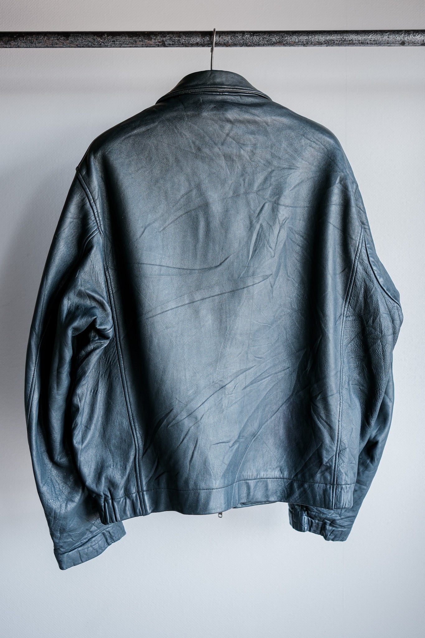 ［~70's］French Air Force Pilot Leather Jacket Size.104X