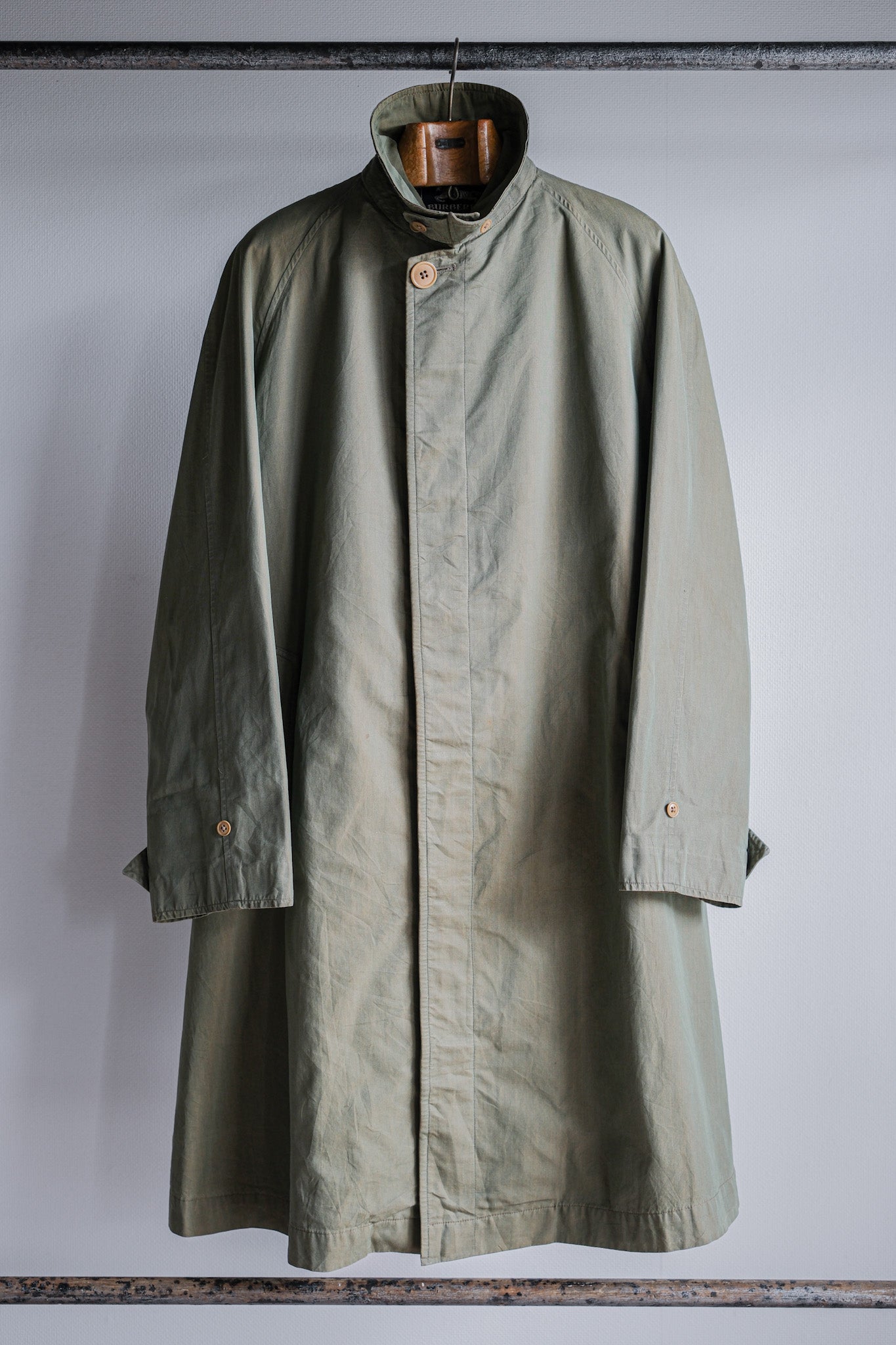 【~50's】Vintage Burberrys Raglan Sleeve Balmacaan Coat C100 "TAMAMUSHI"