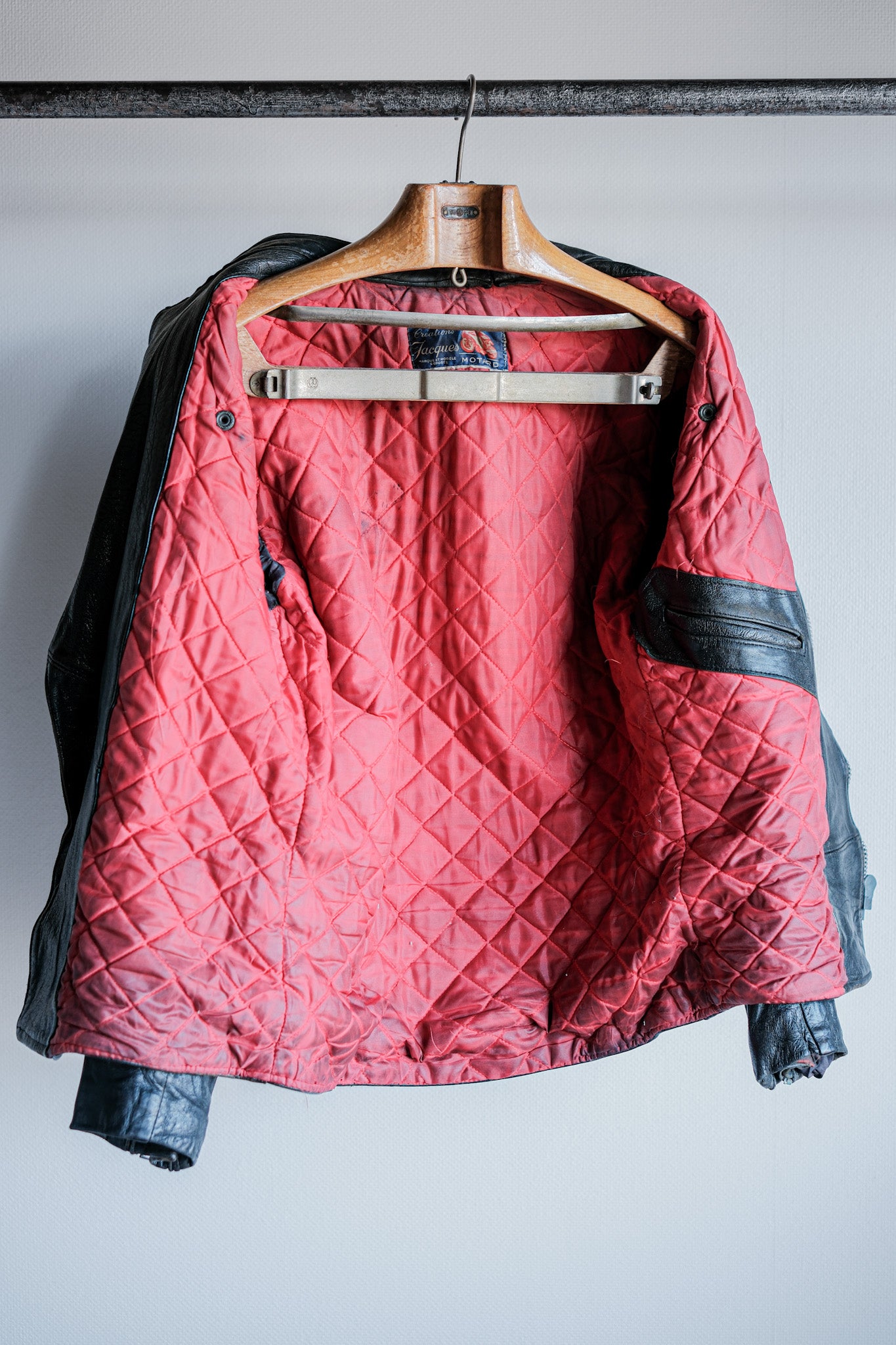［~60's］French Vintage Leather Riders Jacket "Jacques Motard"