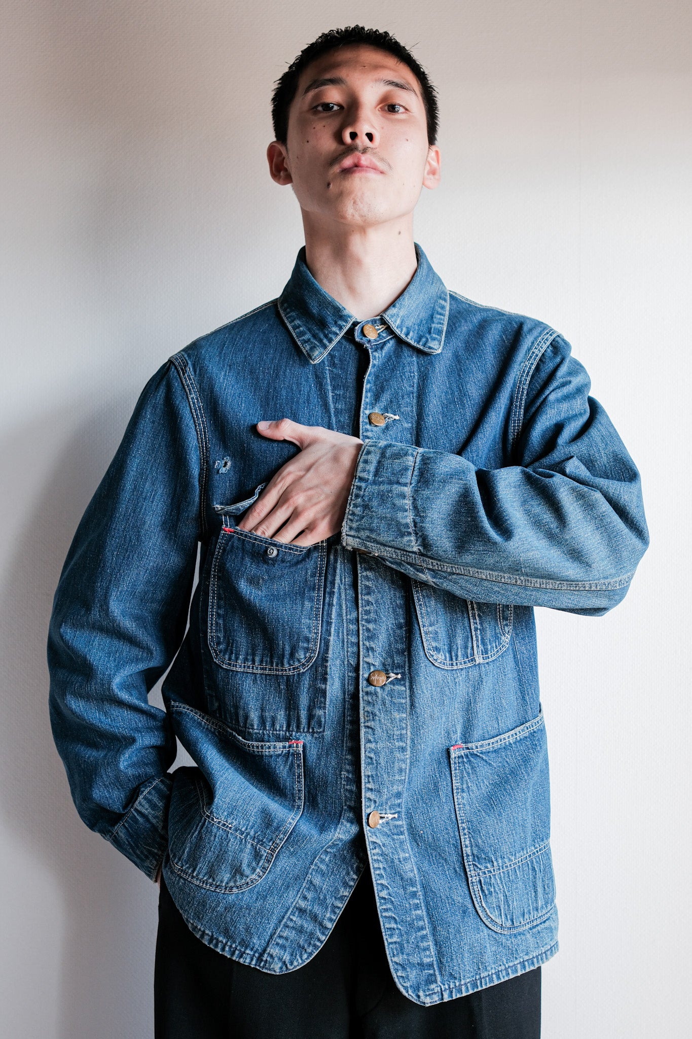 50's】American Vintage Denim Coverall 