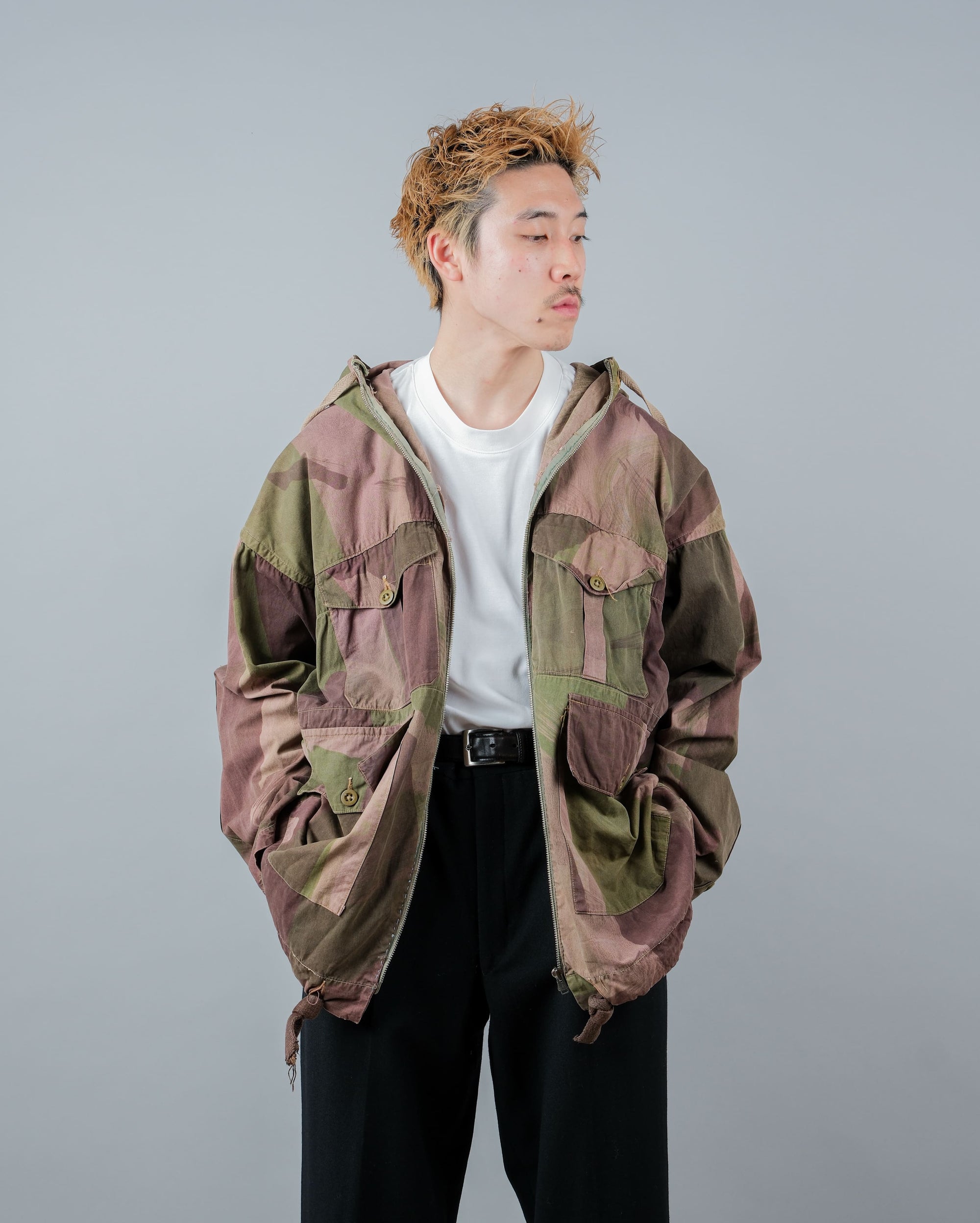 ［~40's］WWⅡ British Army Camouflage Windproof Smock Size.5 "SAS" "Modified"