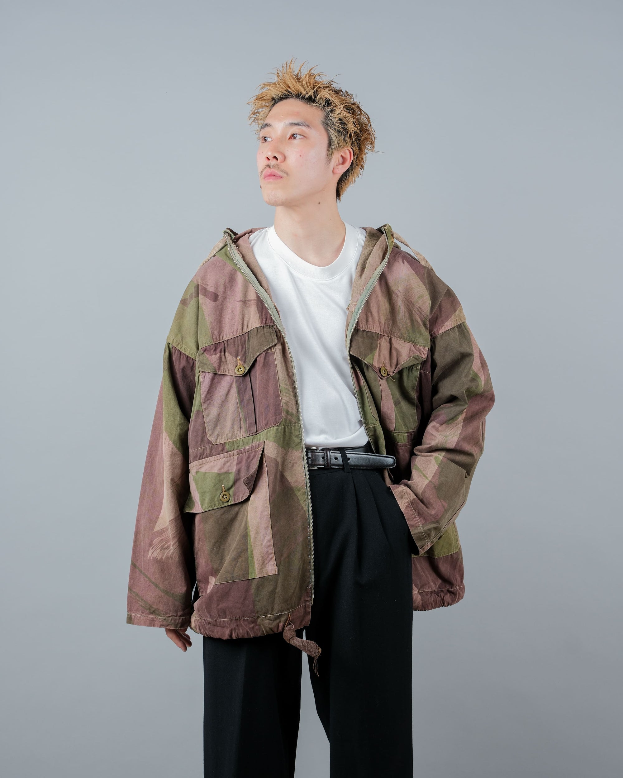 ［~40's］WWⅡ British Army Camouflage Windproof Smock Size.5 "SAS" "Modified"