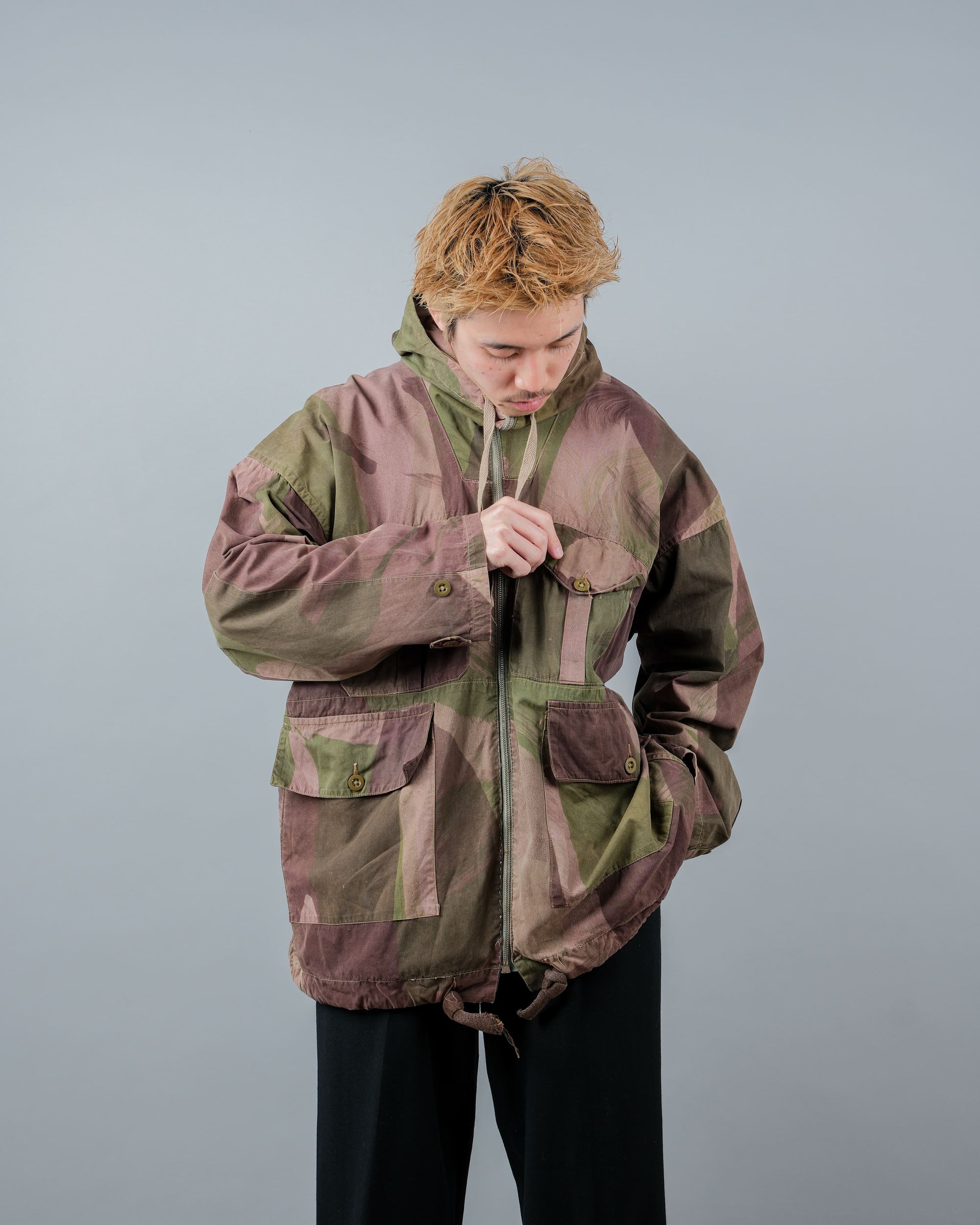 ［~40's］WWⅡ British Army Camouflage Windproof Smock Size.5 "SAS" "Modified"