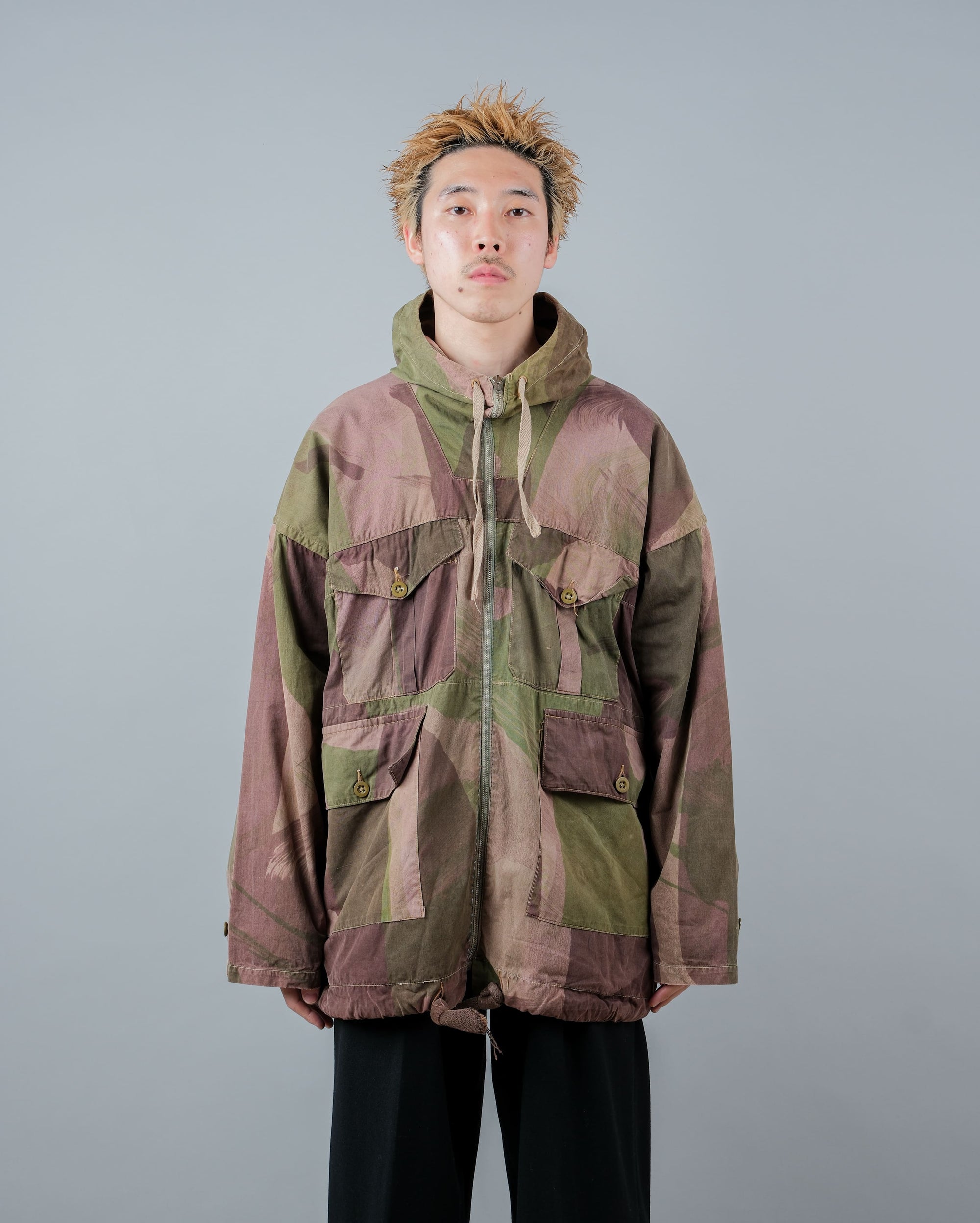［~40's］WWⅡ British Army Camouflage Windproof Smock Size.5 "SAS" "Modified"