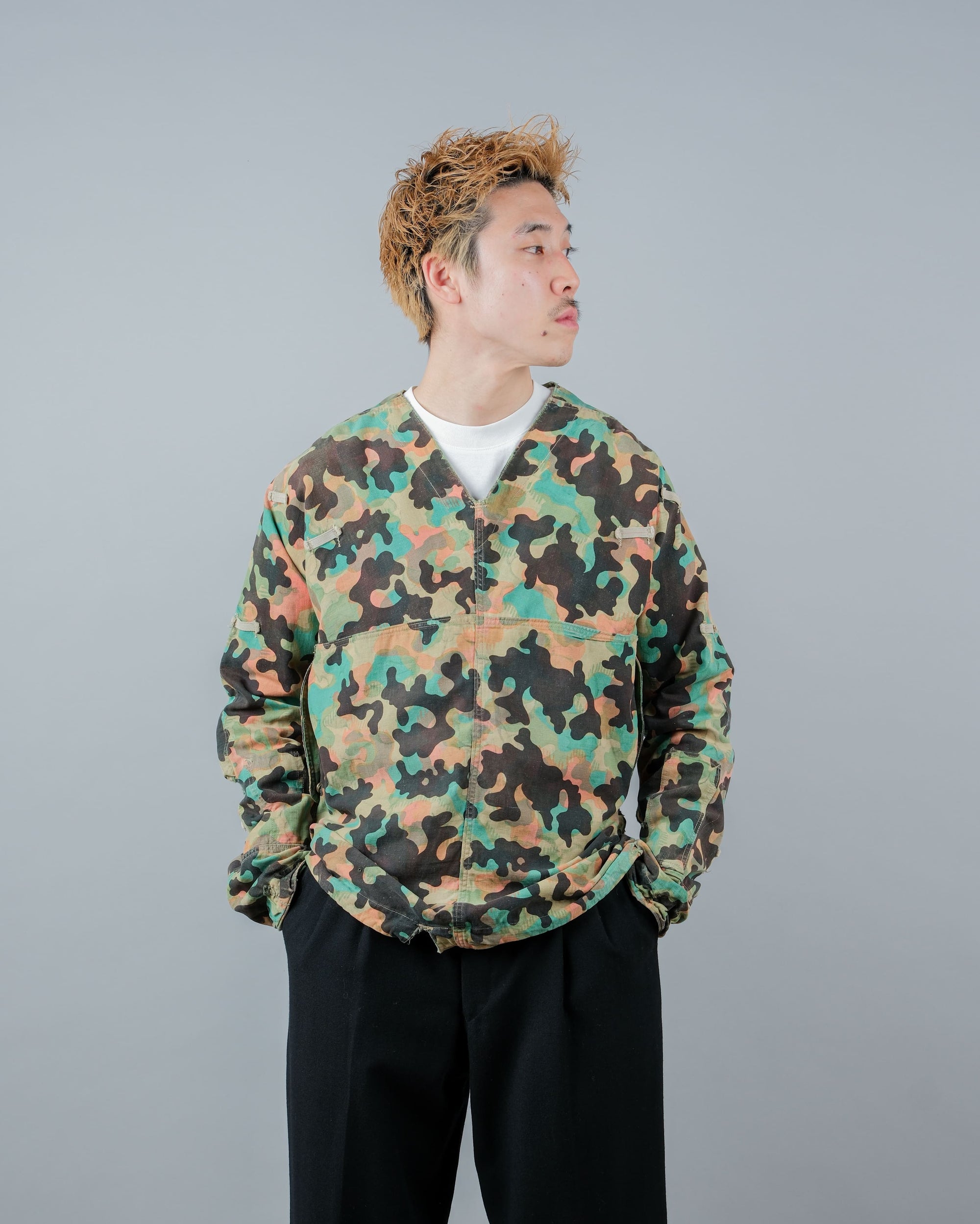 ［~50's］Czechoslovakian Army Dubaky Camouflage Reversible Smock "Modified"