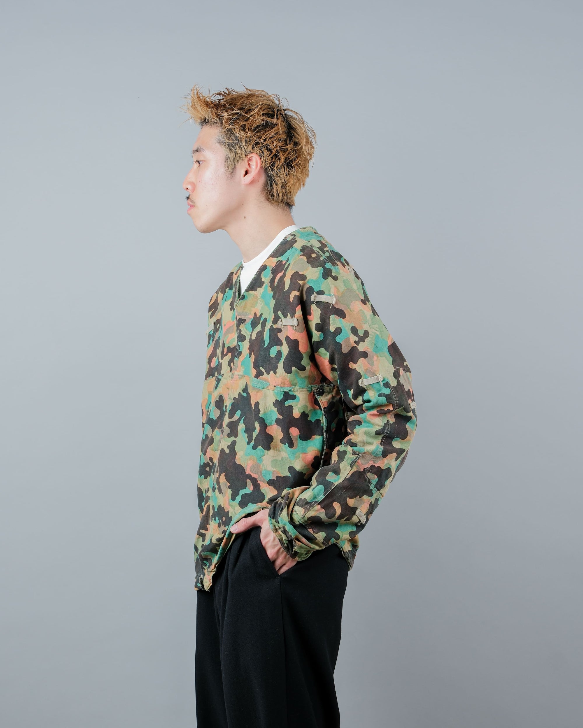 ［~50's］Czechoslovakian Army Dubaky Camouflage Reversible Smock "Modified"