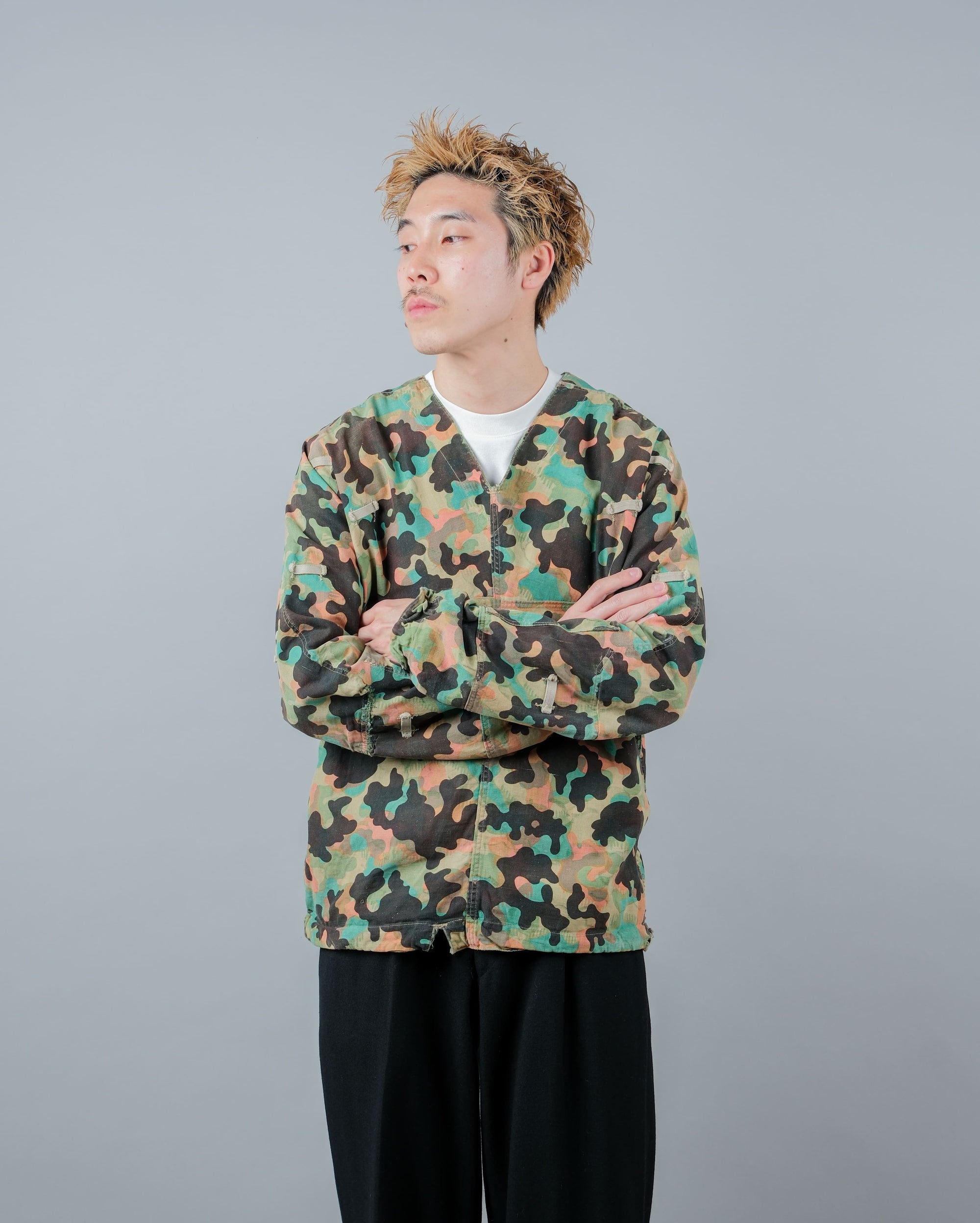 ［~50's］Czechoslovakian Army Dubaky Camouflage Reversible Smock "Modified"
