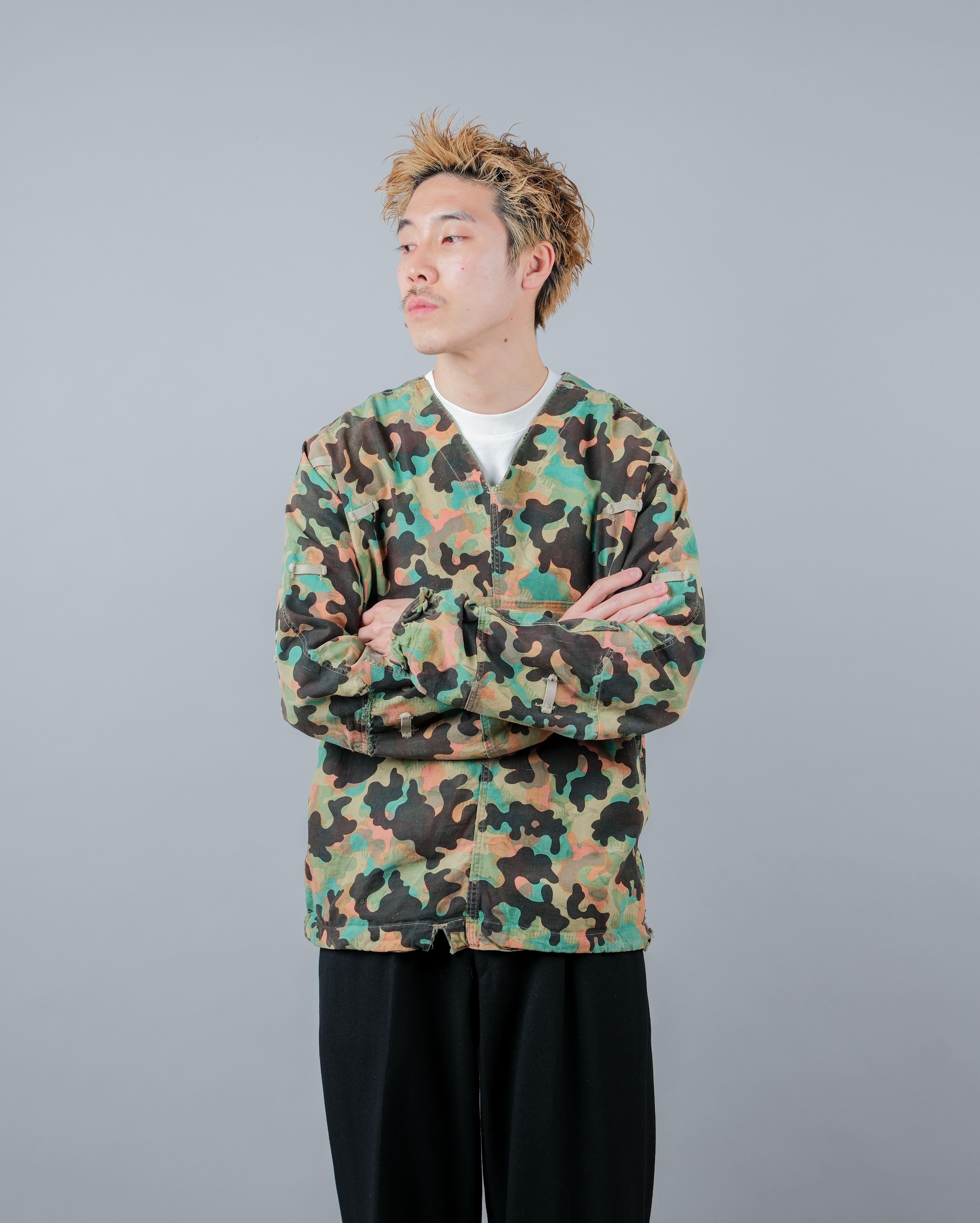 【~50's】Czechoslovakian Army Dubaky Camouflage Reversible Smock "Modified"