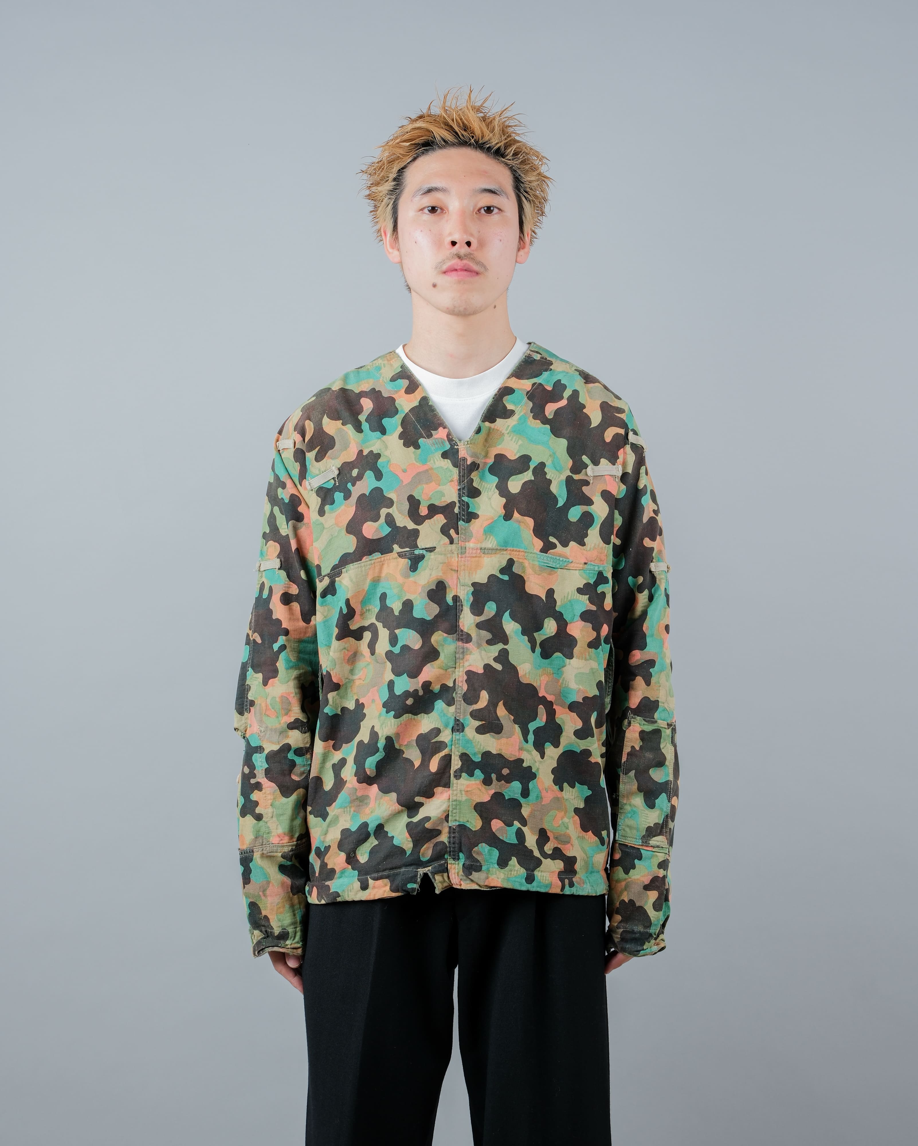 【~50's】Czechoslovakian Army Dubaky Camouflage Reversible Smock "Modified"