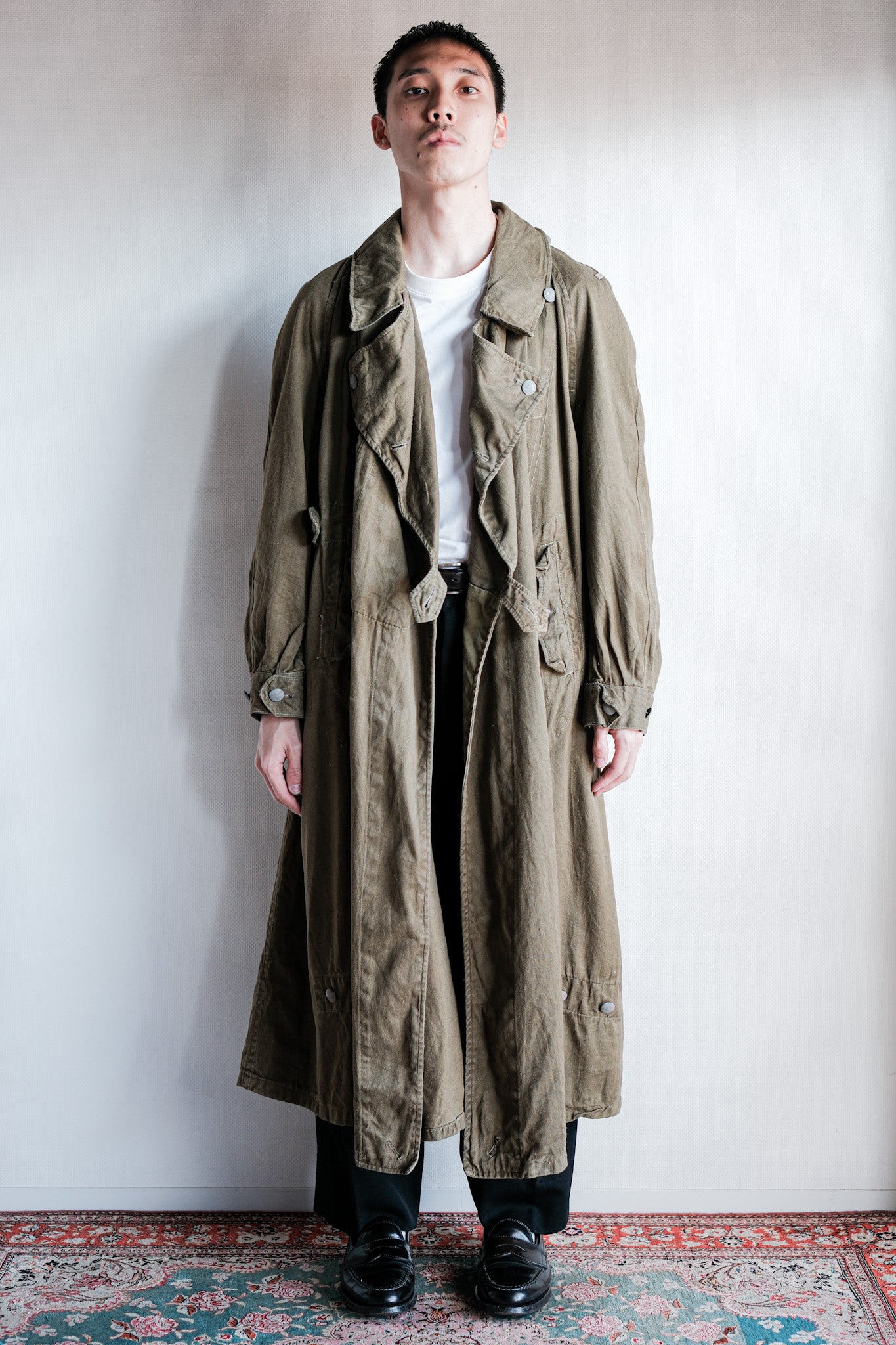 ［~40's］WWⅡ German Afrika Korps Tropical Motorcycle Coat "DAK"