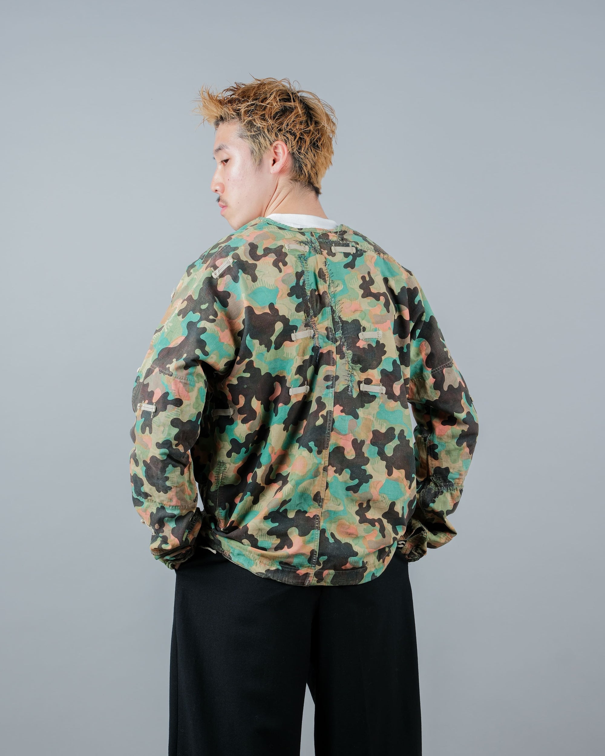 ［~50's］Czechoslovakian Army Dubaky Camouflage Reversible Smock "Modified"