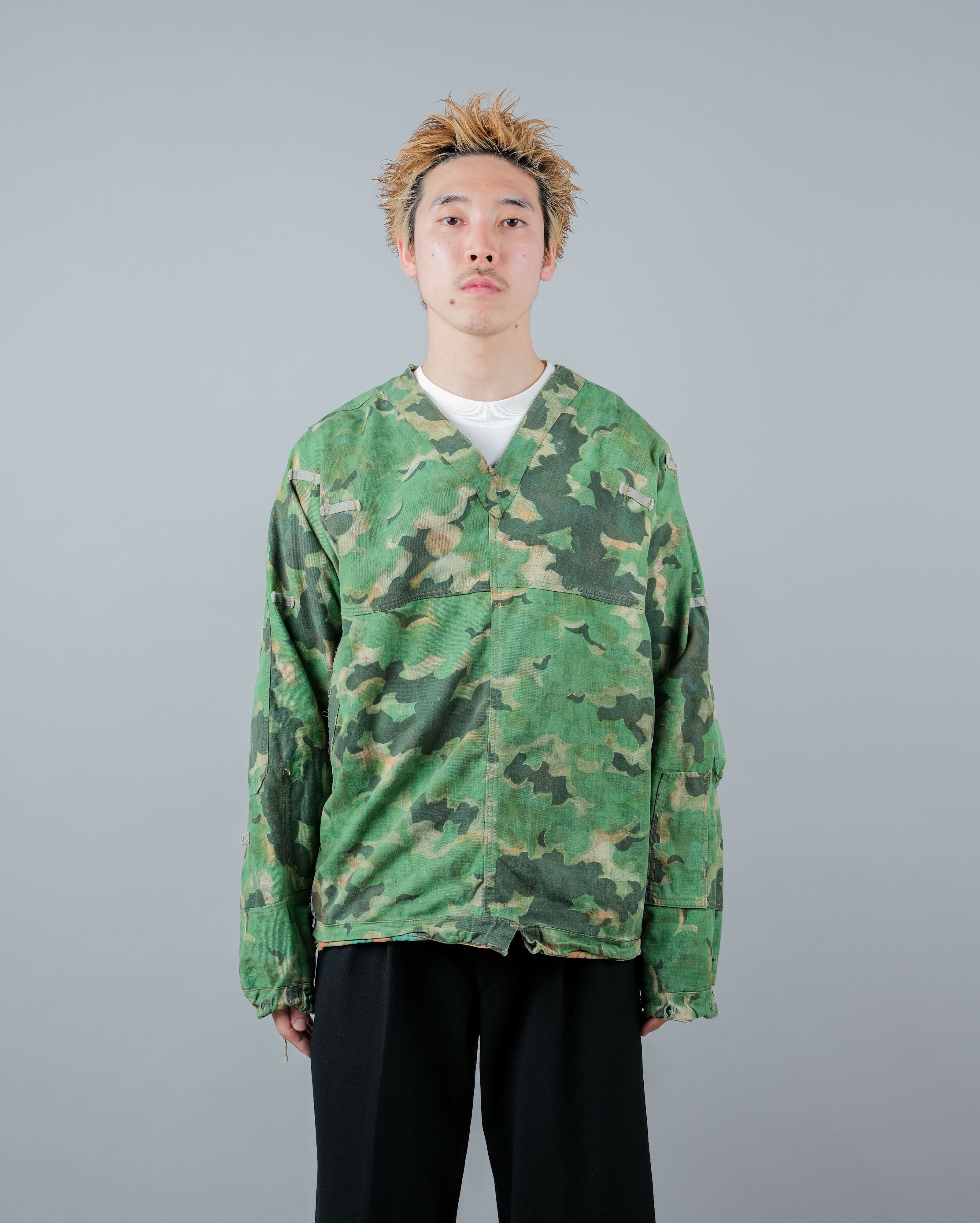 【~50's】Czechoslovakian Army Dubaky Camouflage Reversible Smock "Modified"