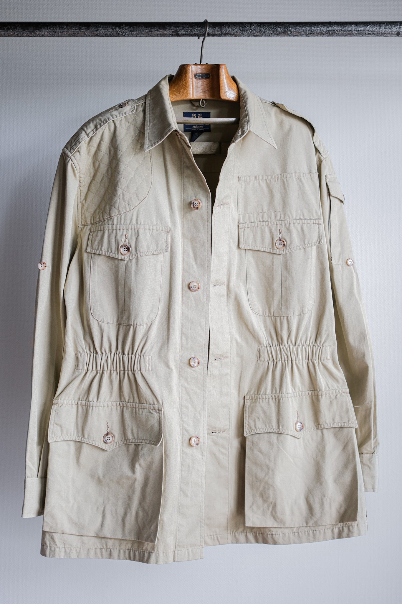 【~90's】Vintage Willis&Geiger Bush Poplin Hemingway Jacket Size.M "Made in U.S.A."