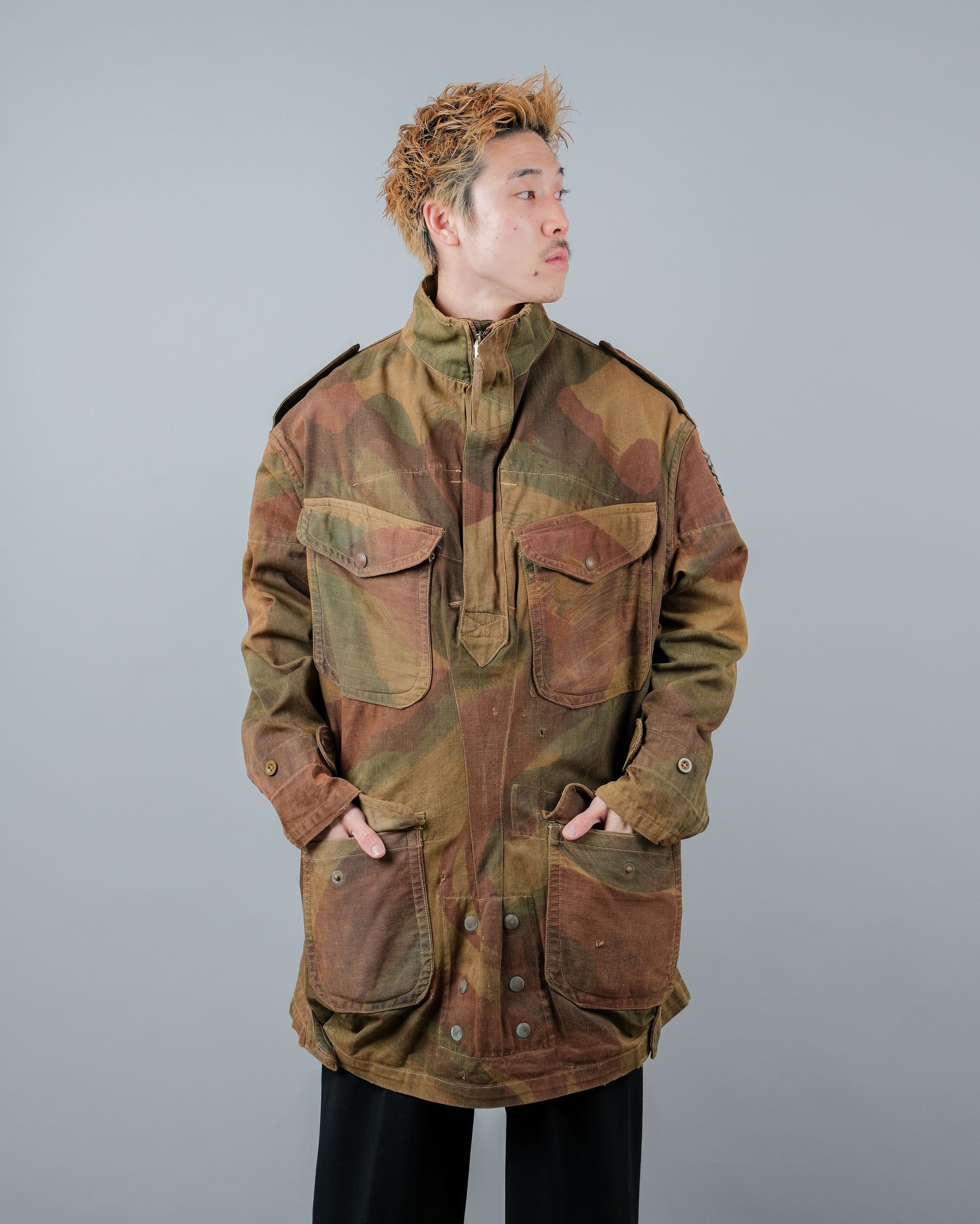 ［~50's］British Army Airborne Troops Brushstroke Camouflage Denison Smock Size.5 "SAS" "2nd Pattern"