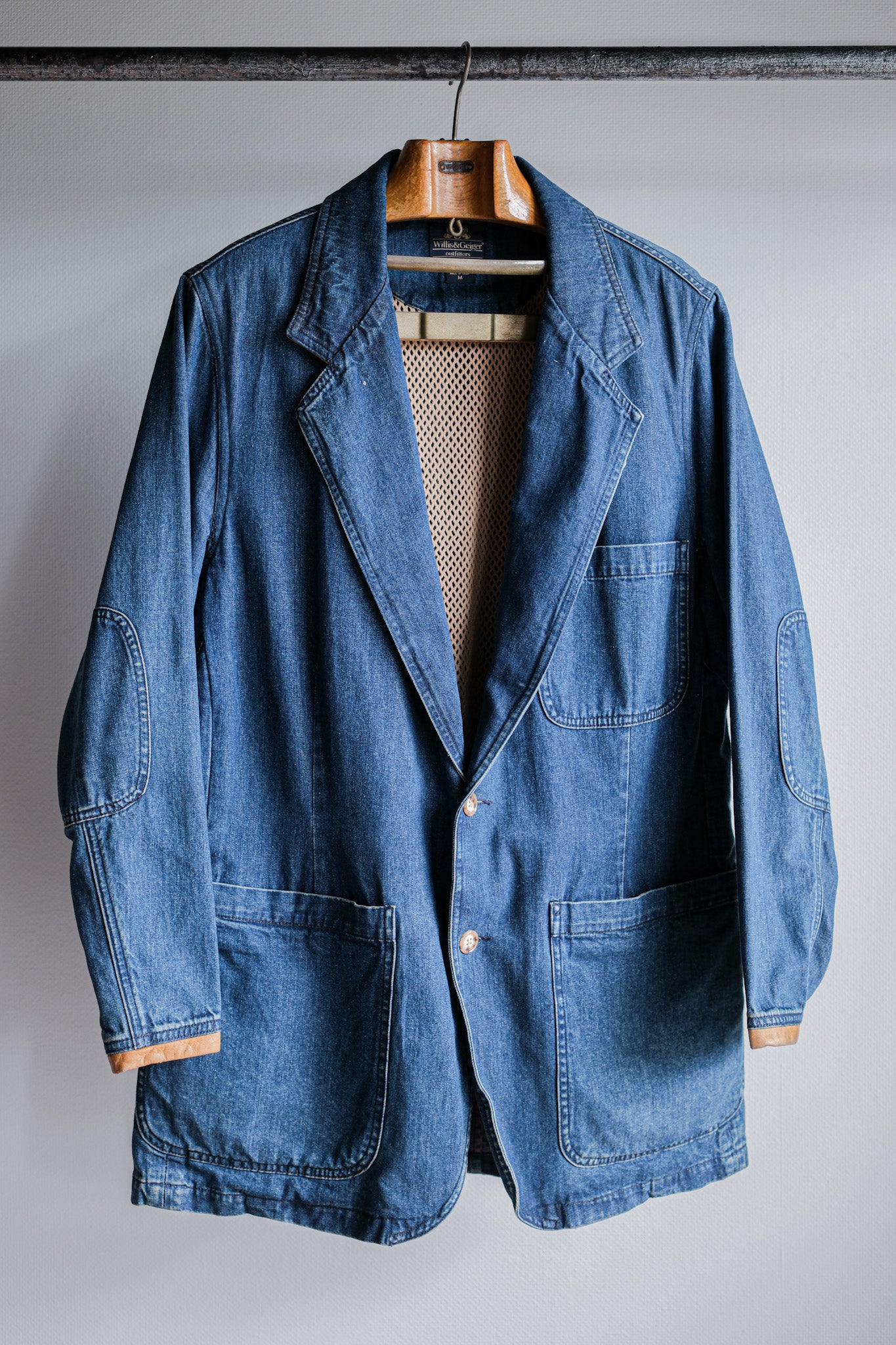 【~90's】Vintage Willis&Geiger High Ridge Lodge Denim Jacket Size.M