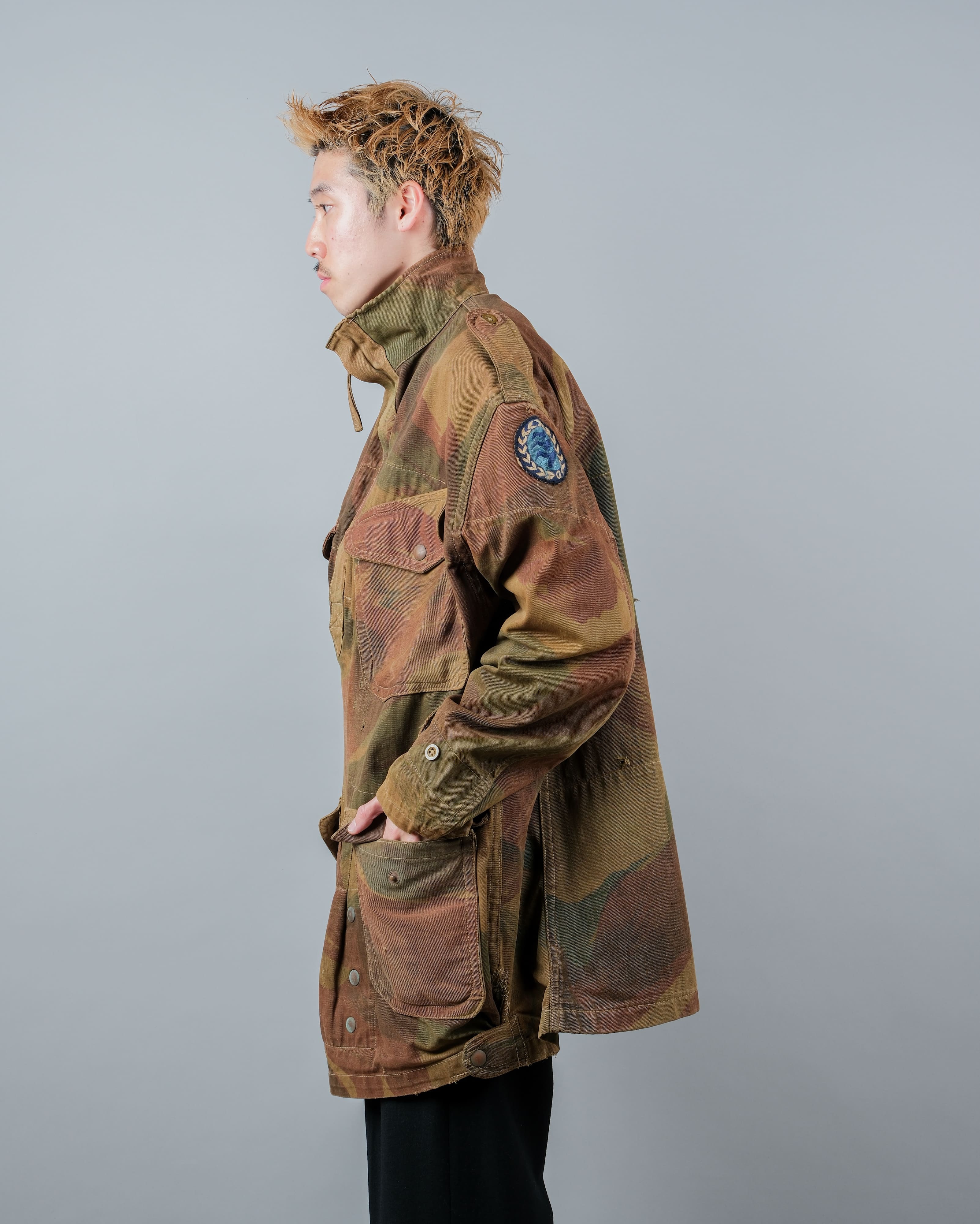 [~50's] British Army Airborne Troops Brushstroke Camouflage Denison Smock Size.5 "SAS" "2nd Pattern"