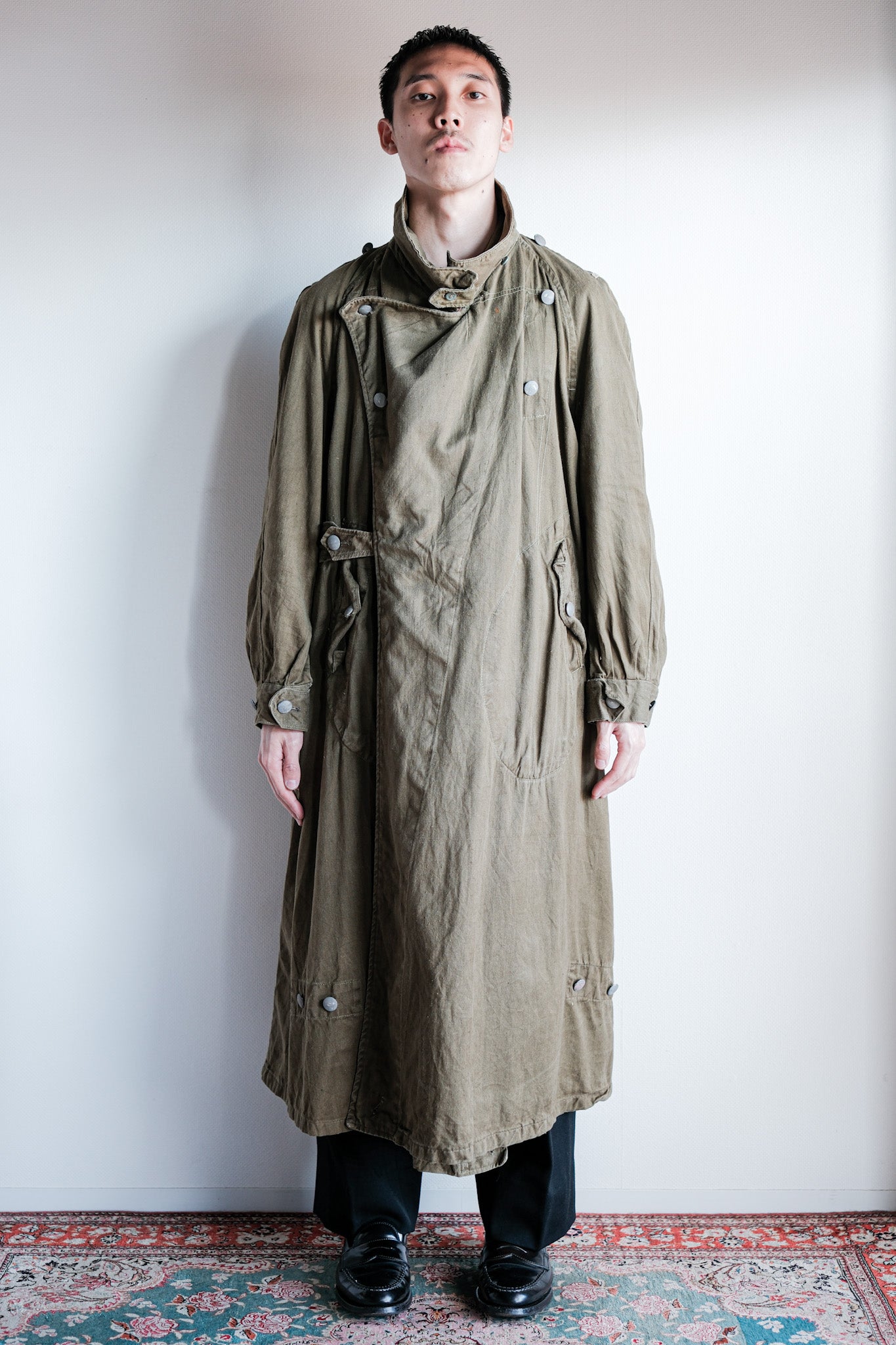 ［~40's］WWⅡ German Afrika Korps Tropical Motorcycle Coat "DAK"