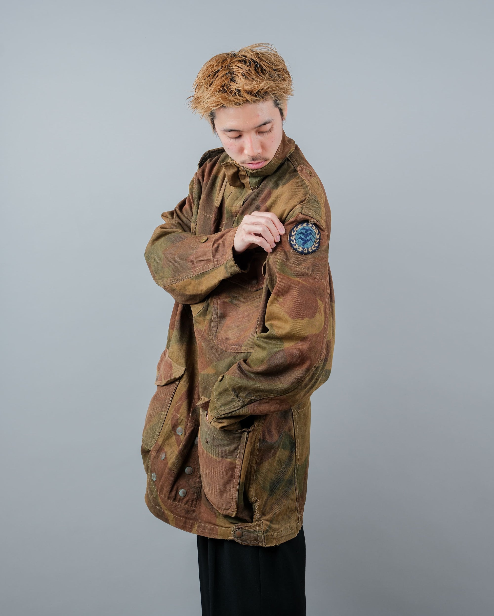 ［~50's］British Army Airborne Troops Brushstroke Camouflage Denison Smock Size.5 "SAS" "2nd Pattern"