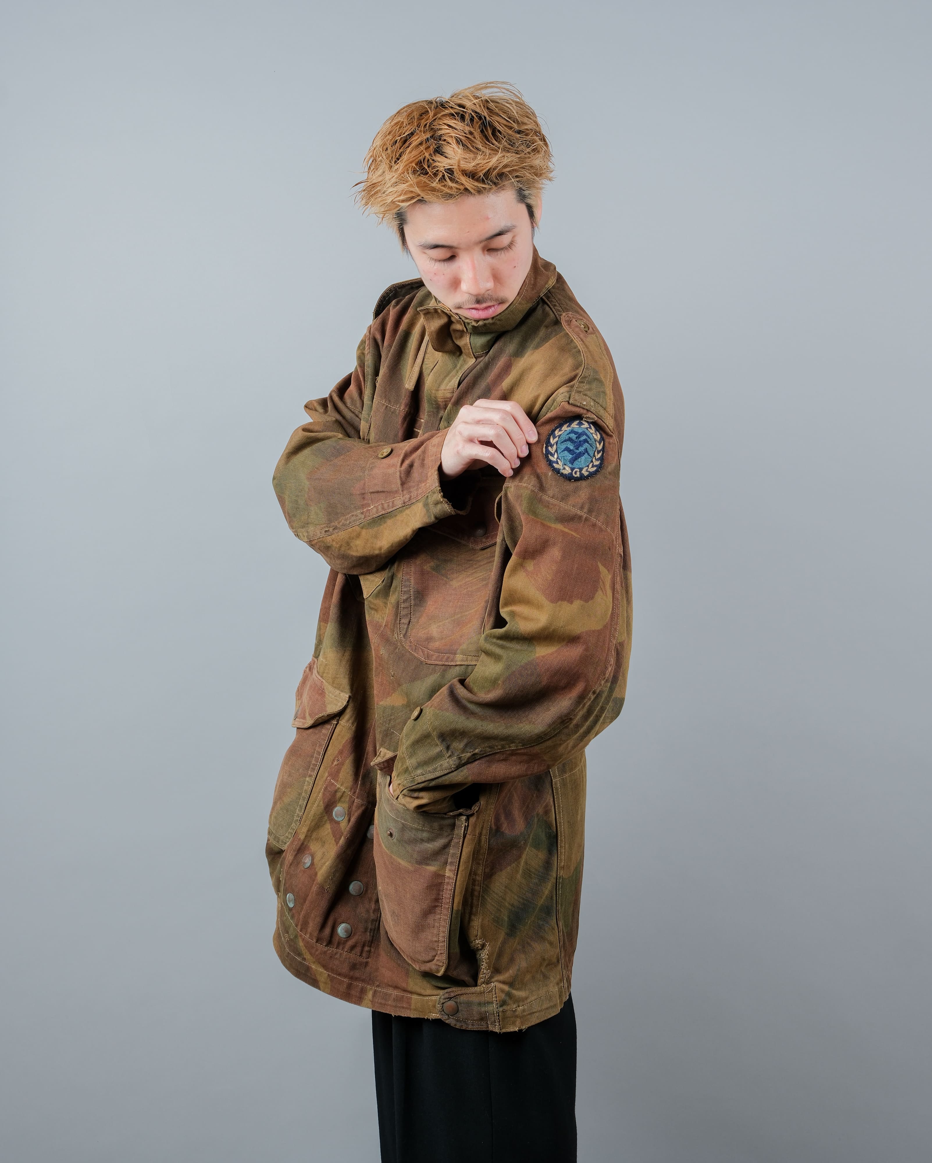 [~50's] British Army Airborne Troops Brushstroke Camouflage Denison Smock Size.5 "SAS" "2nd Pattern"