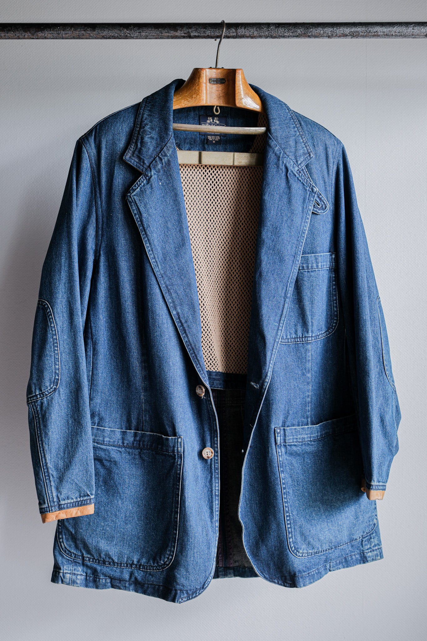 【~90's】Vintage Willis&Geiger High Ridge Lodge Denim Jacket Size.M