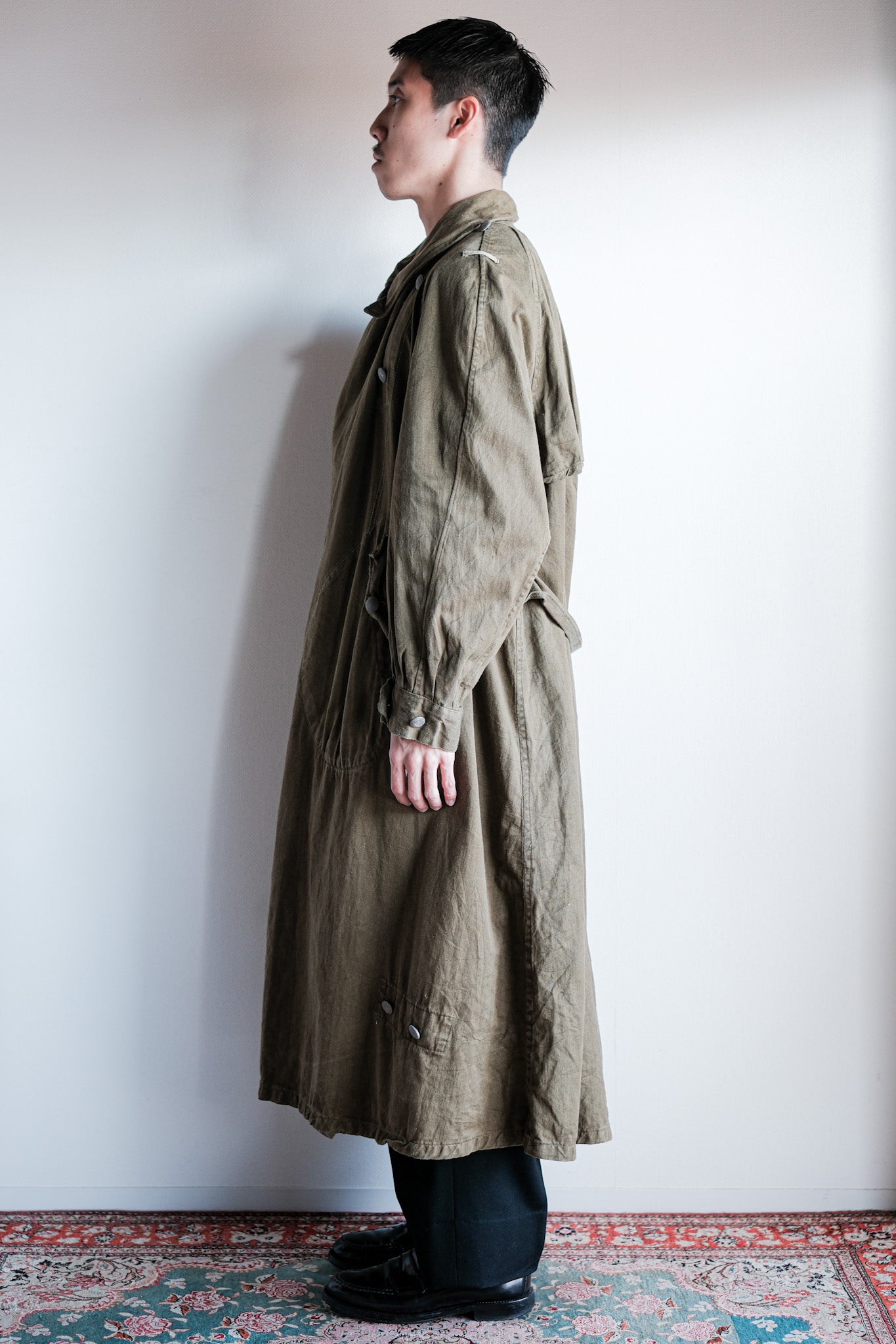 ［~40's］WWⅡ German Afrika Korps Tropical Motorcycle Coat "DAK"