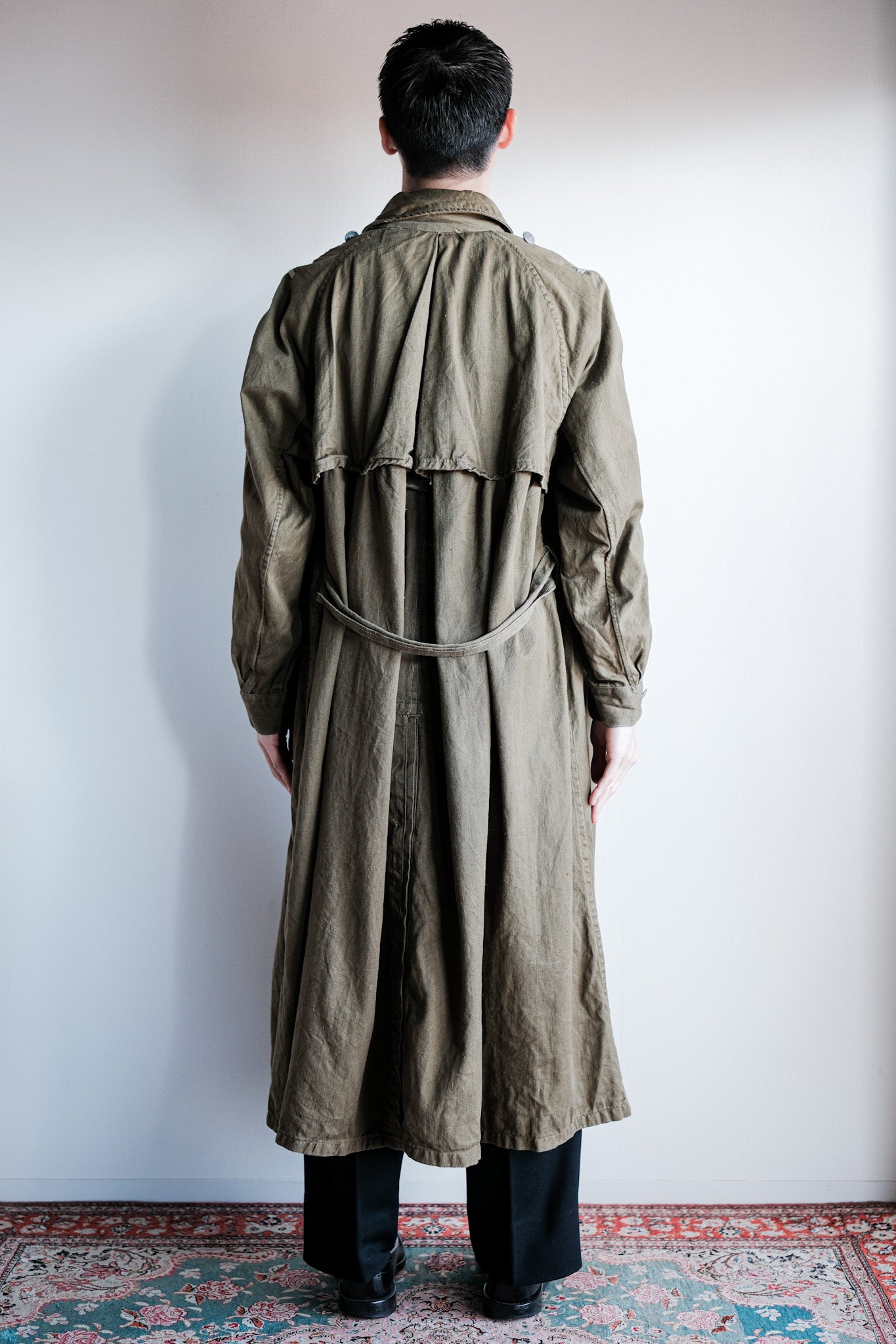 ［~40's］WWⅡ German Afrika Korps Tropical Motorcycle Coat "DAK"